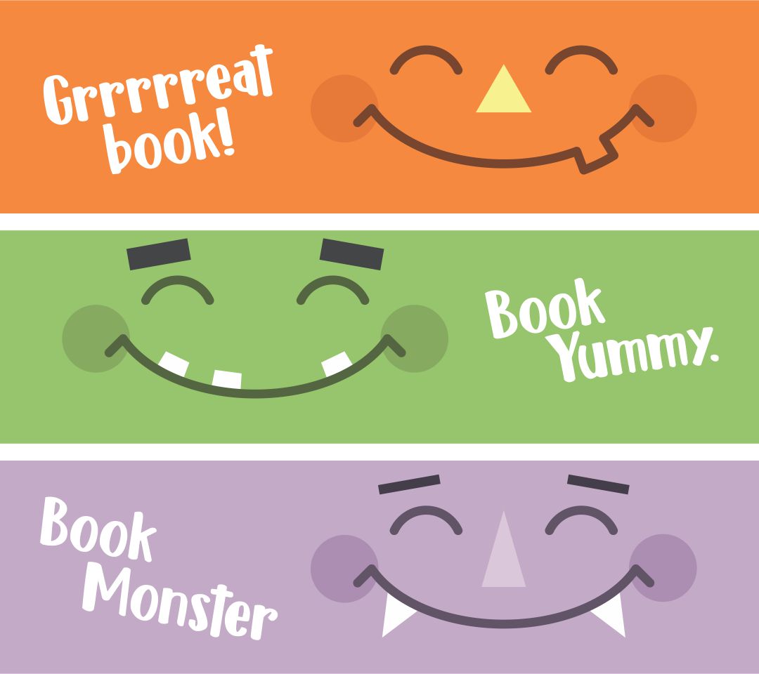 Printable Halloween Bookmarks