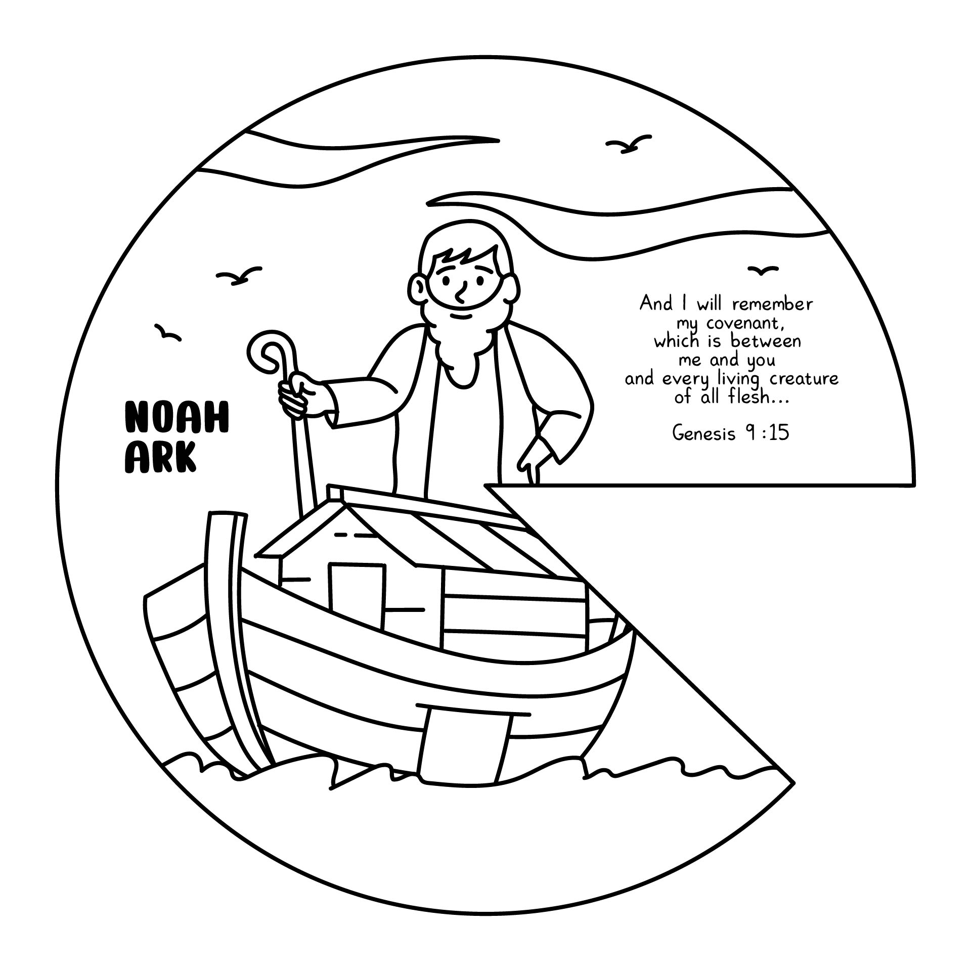 Printable Pictures of Noah Bible