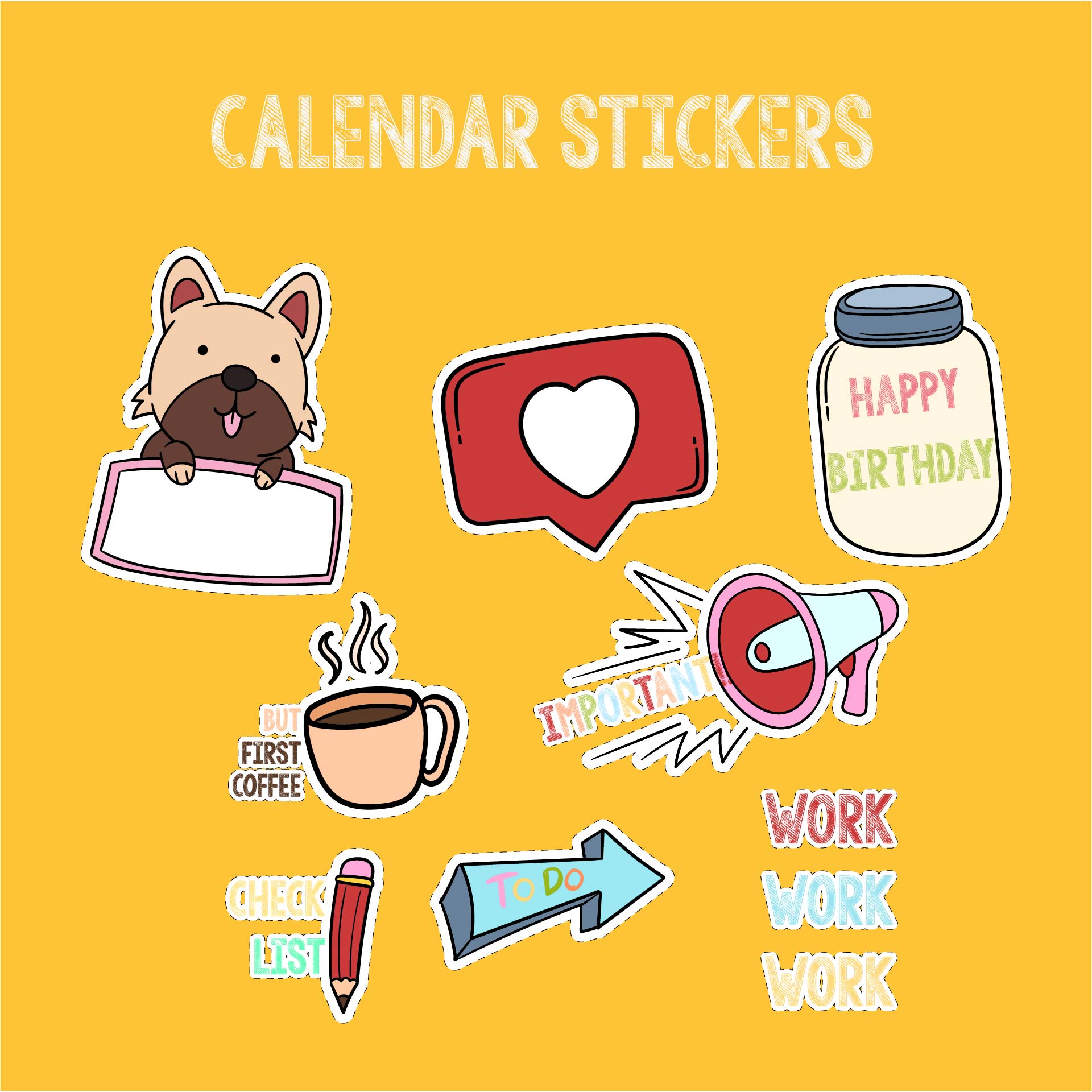 Printable Planner Stickers