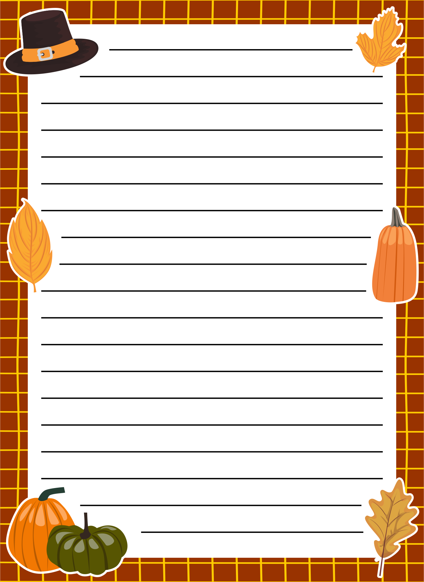 Thanksgiving  Printable Paper