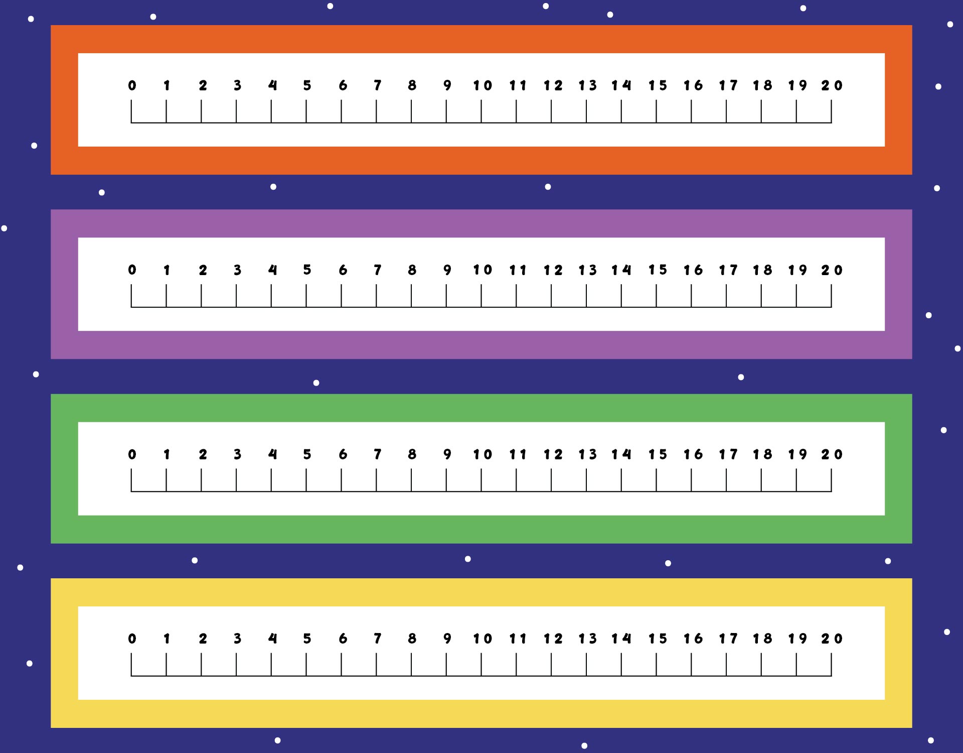 10 best number lines 0 20 printable free printableecom