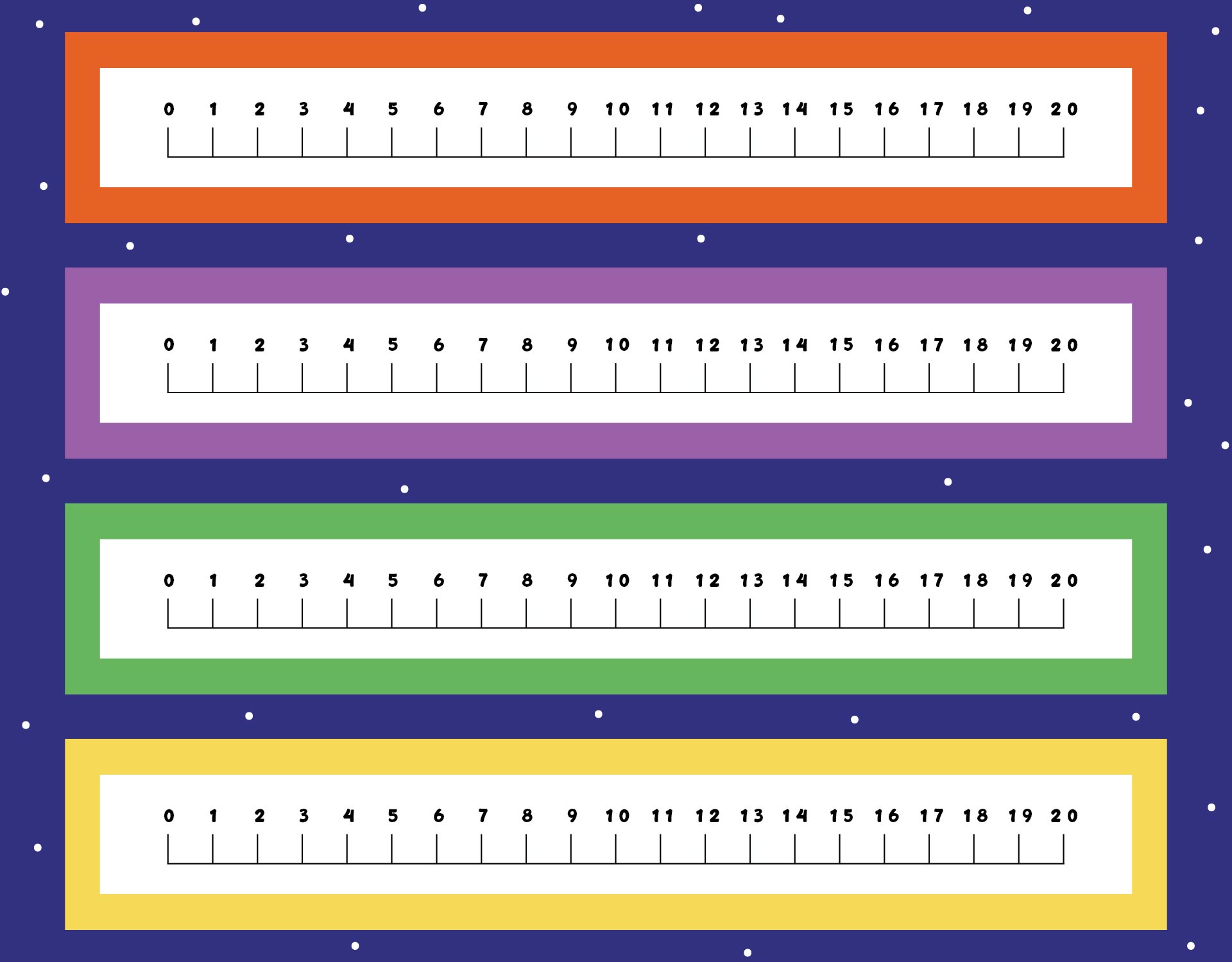 10 Best Number Lines 0 20 Printable Free Printablee