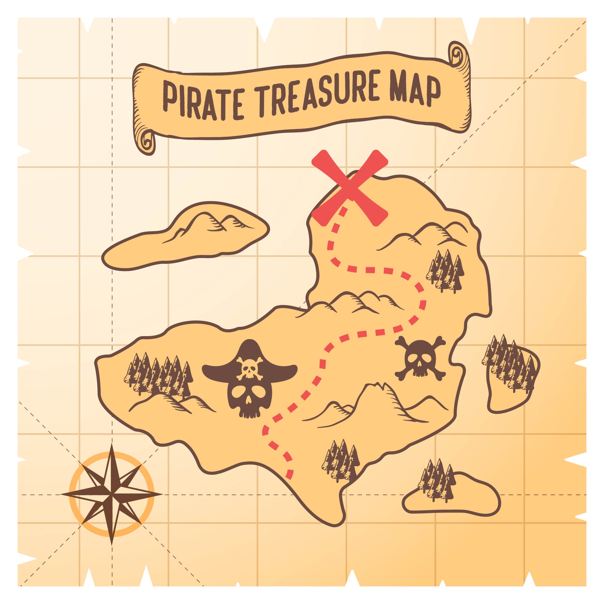 Printable Kids Treasure Map