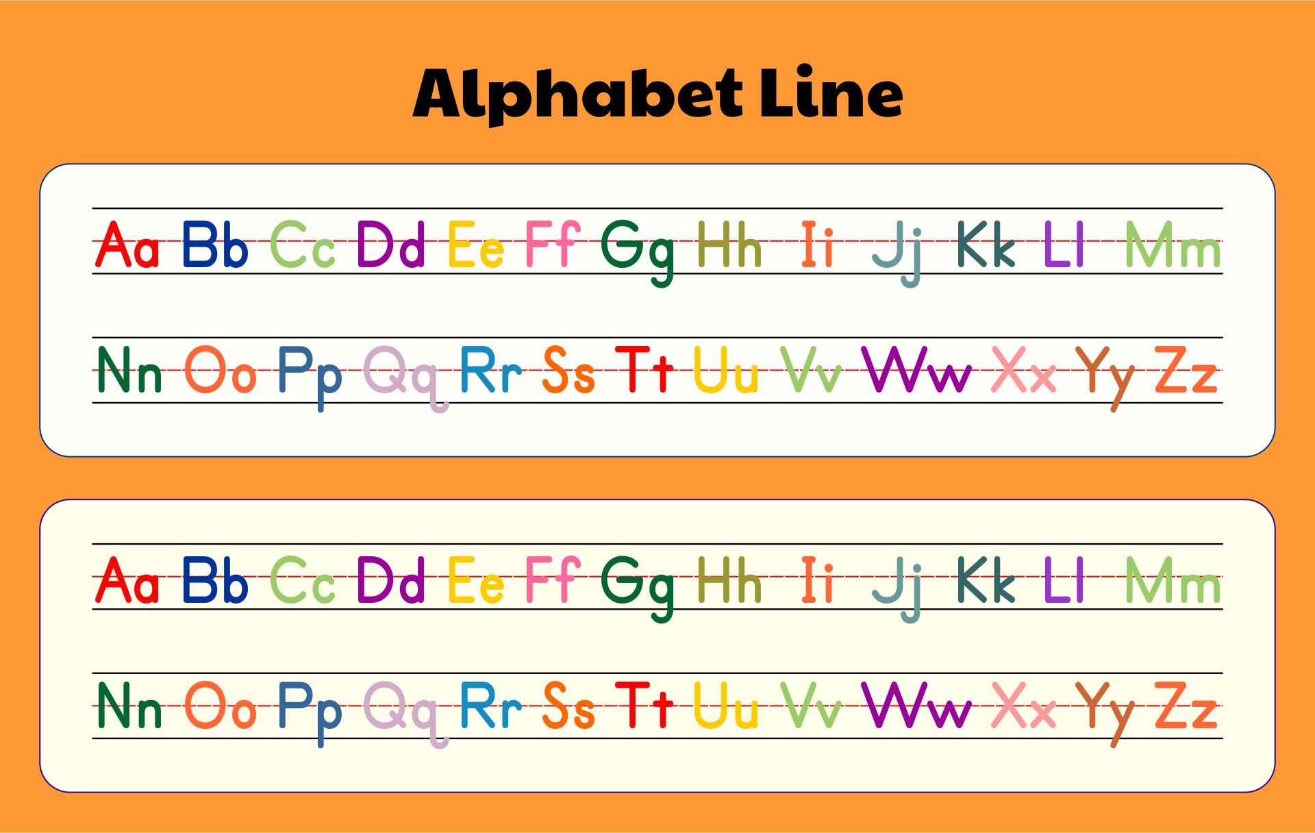 Alphabet Strips Printable Free