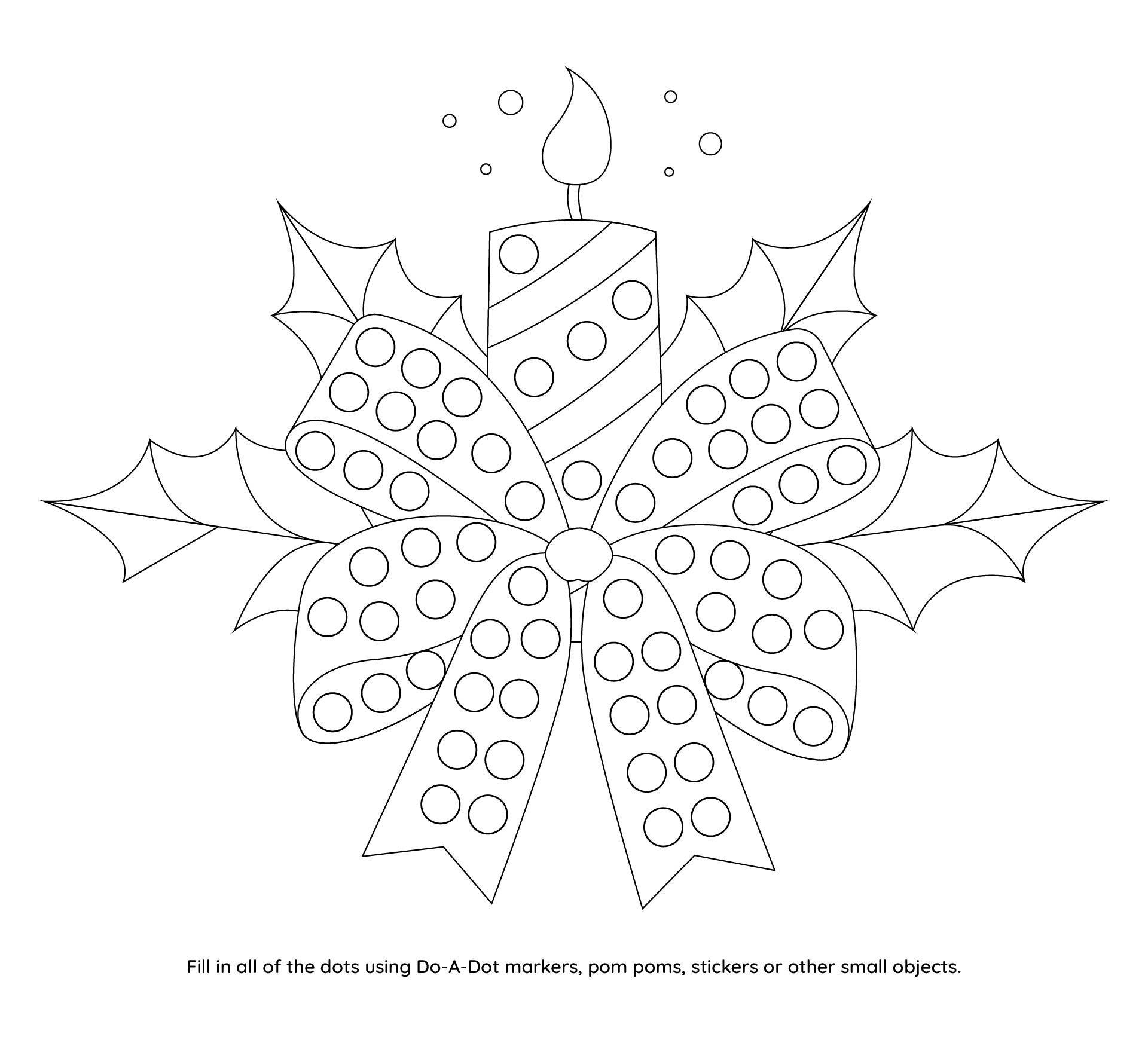 Christmas Border Coloring Pages