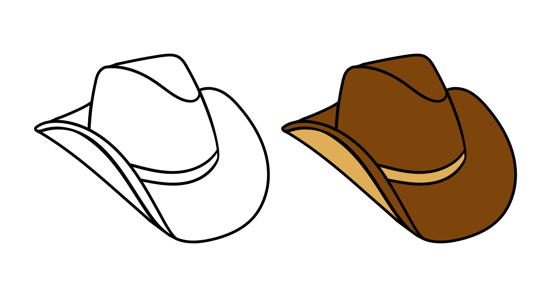 Cowboy Hat Applique Design