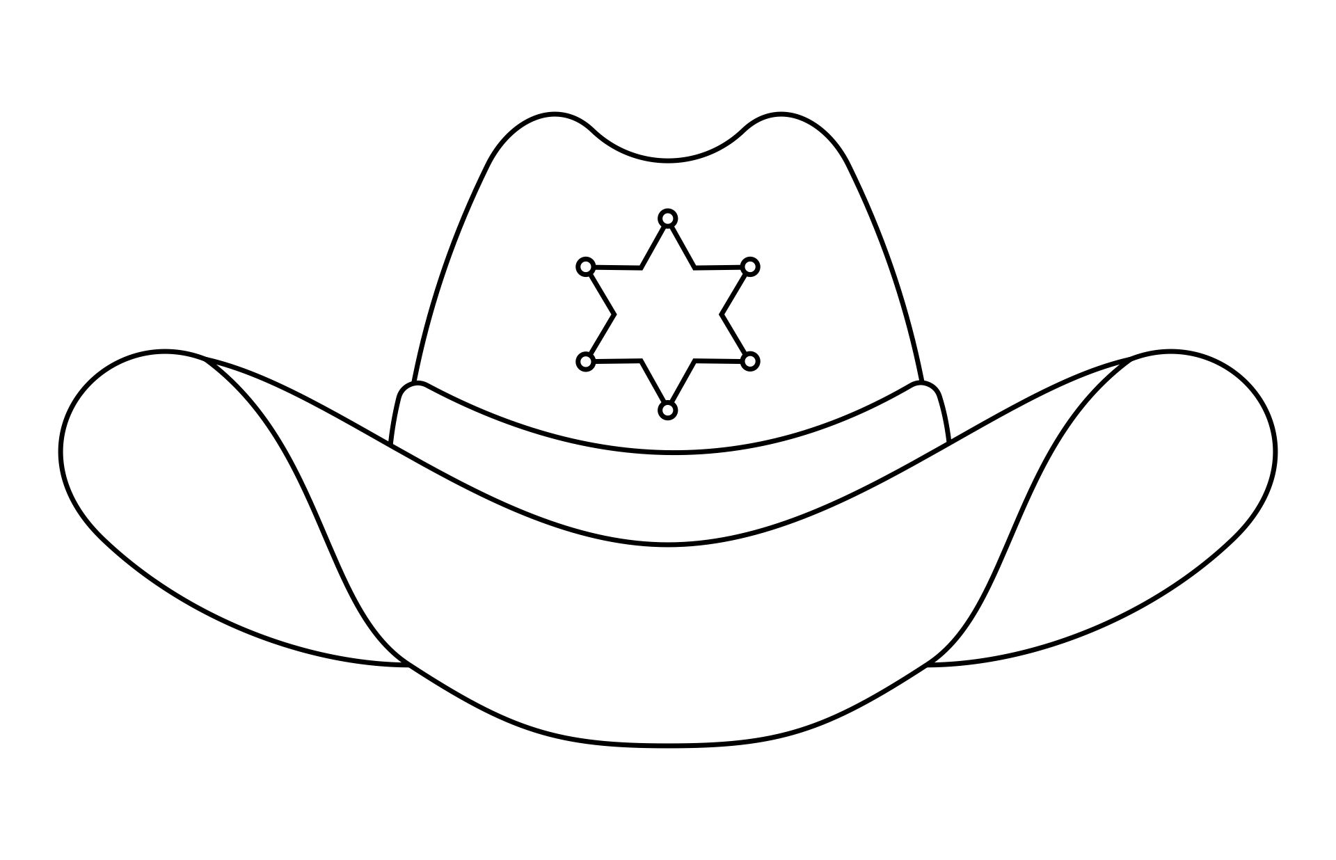 Cowboy Printable Hat Patterns