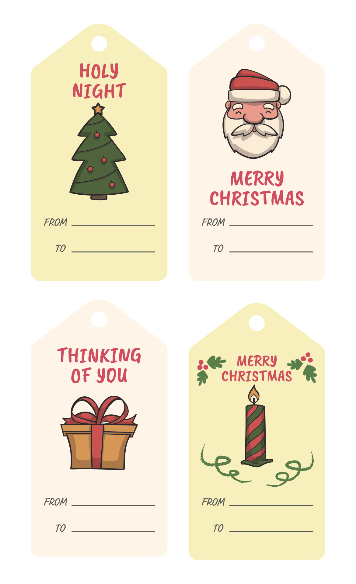 10 Best Printable Christmas Gift Cards printablee com