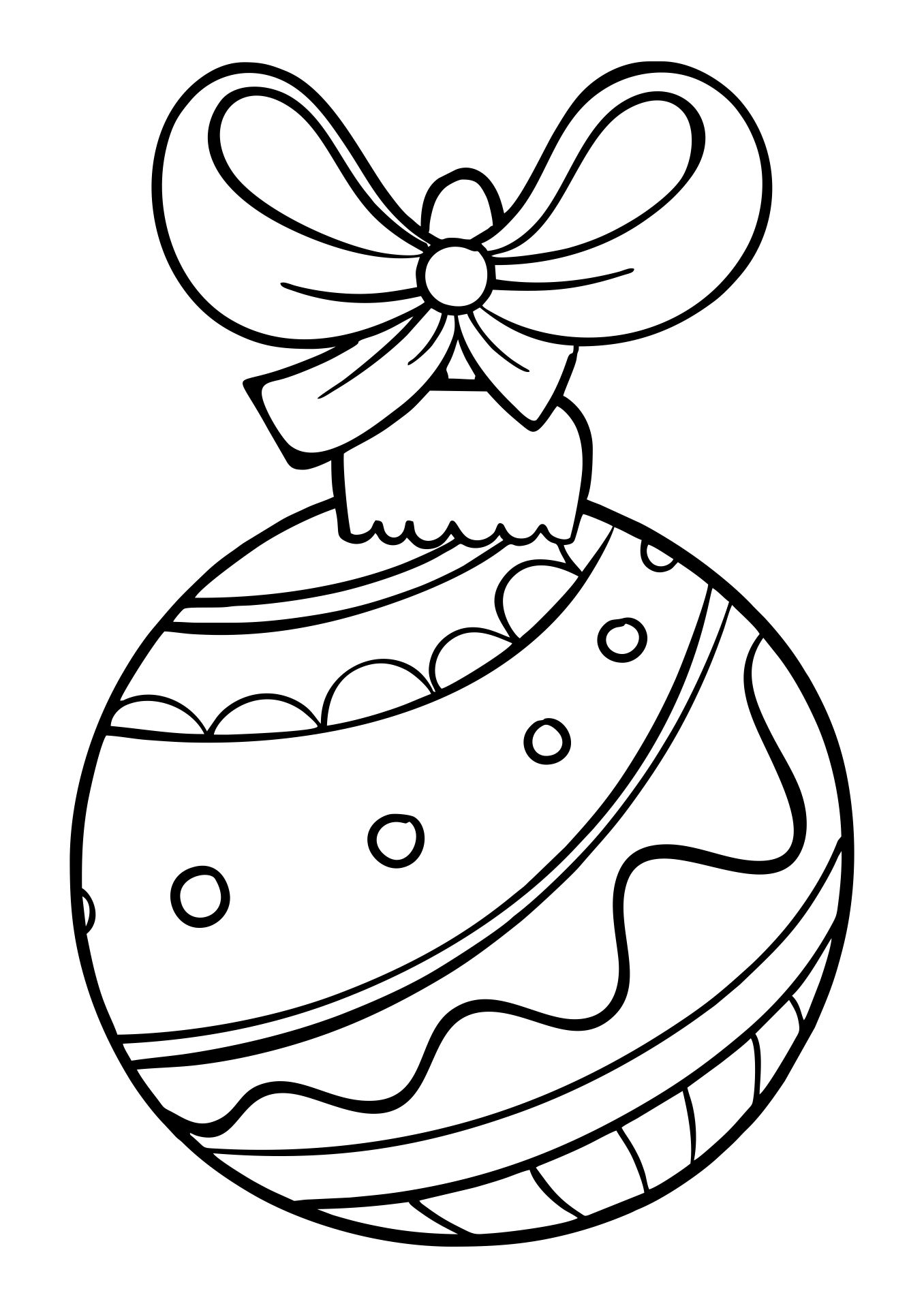 Printable Christmas Ornament Coloring Pages