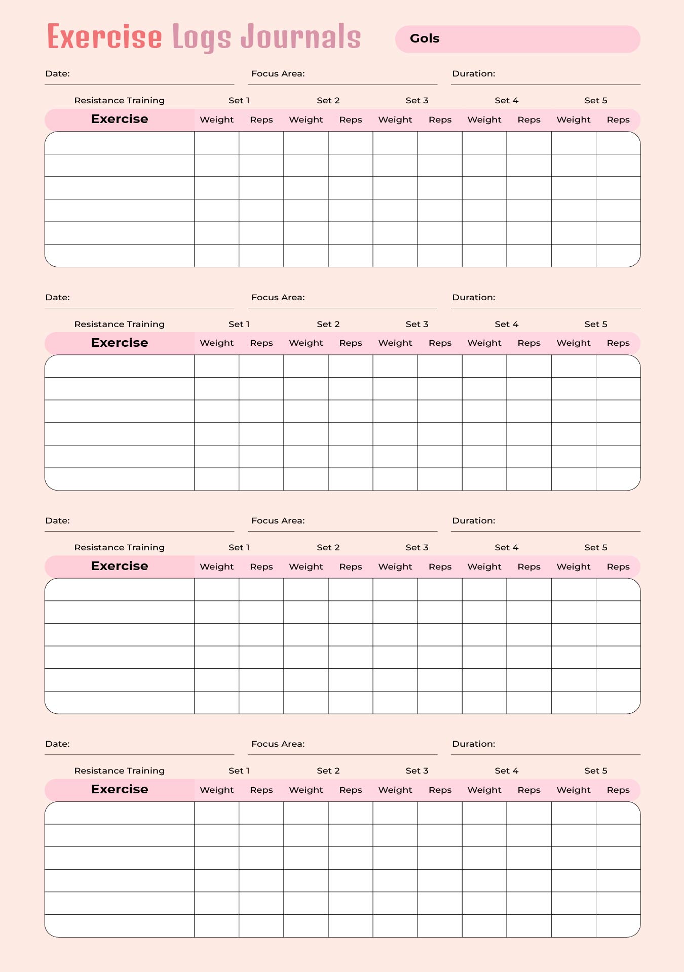 10 Best Free Printable Exercise Journal PDF For Free At Printablee 10 Best Free Printable Exercise Journal PDF For Free At Printablee