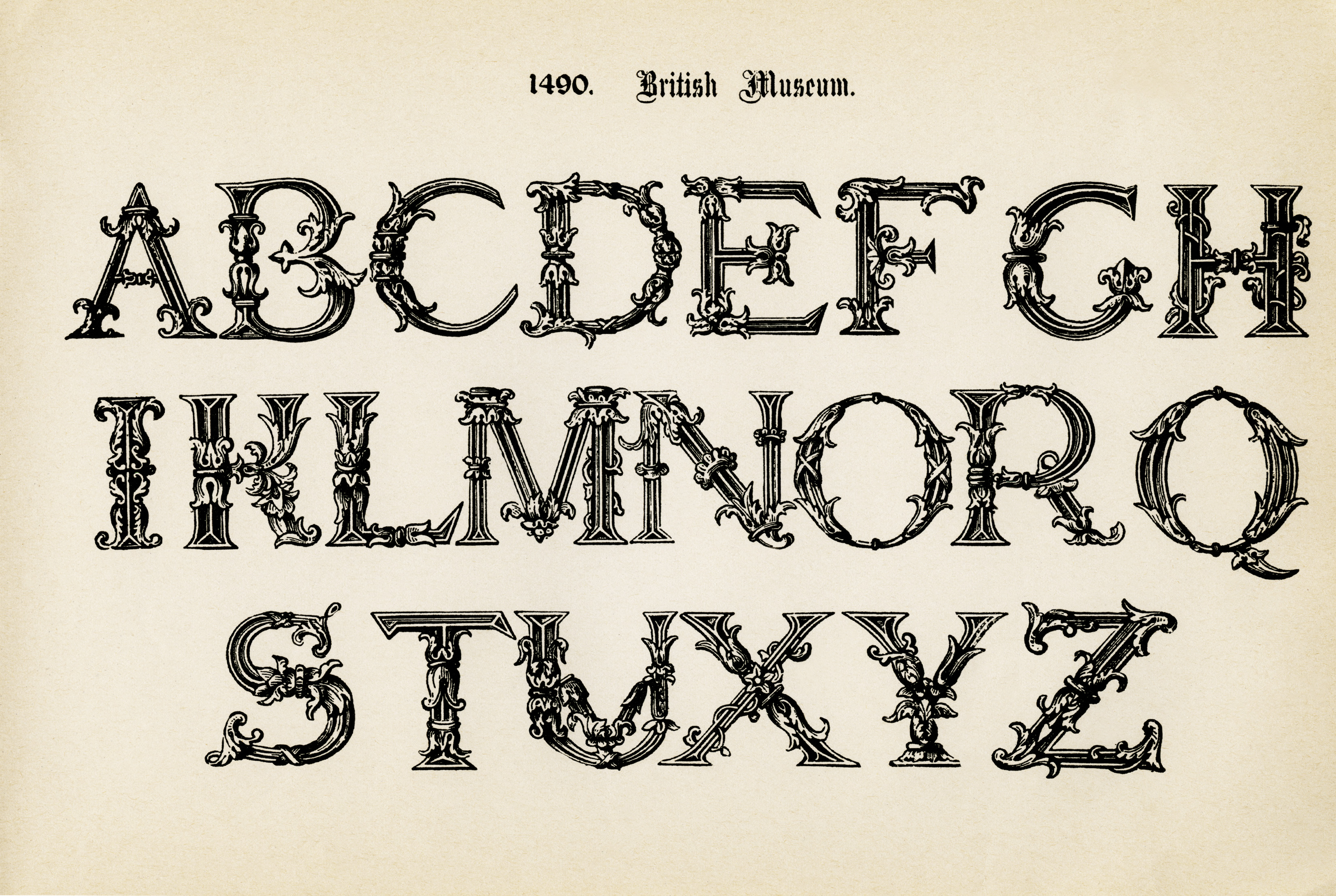 Printable Fancy Alphabet Letters