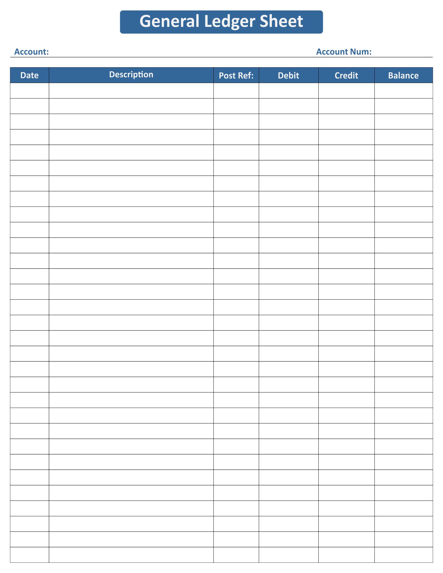 Free Printable Accounting Ledger Paper Get What You Need