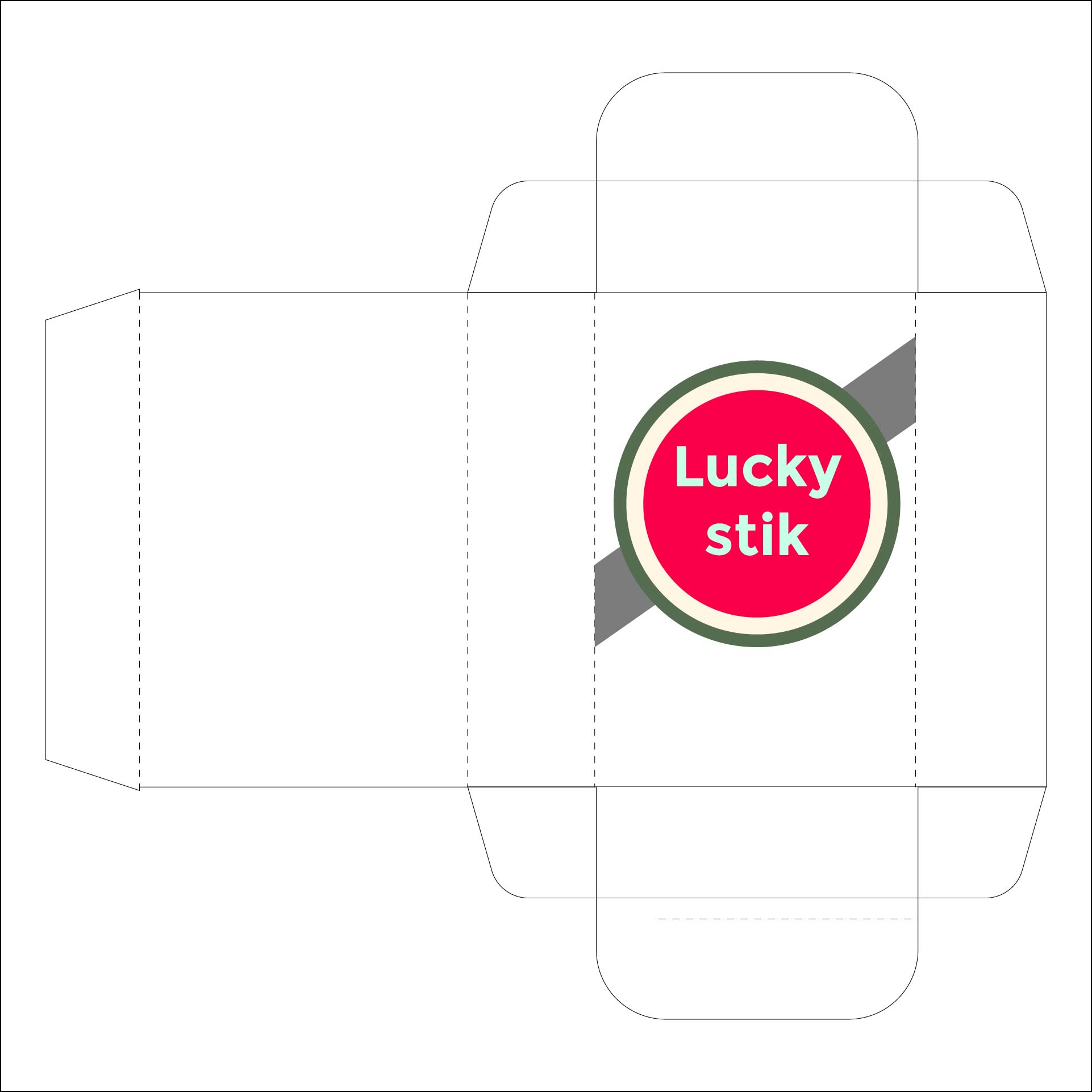 Lucky Strike Cigarette Pack Template