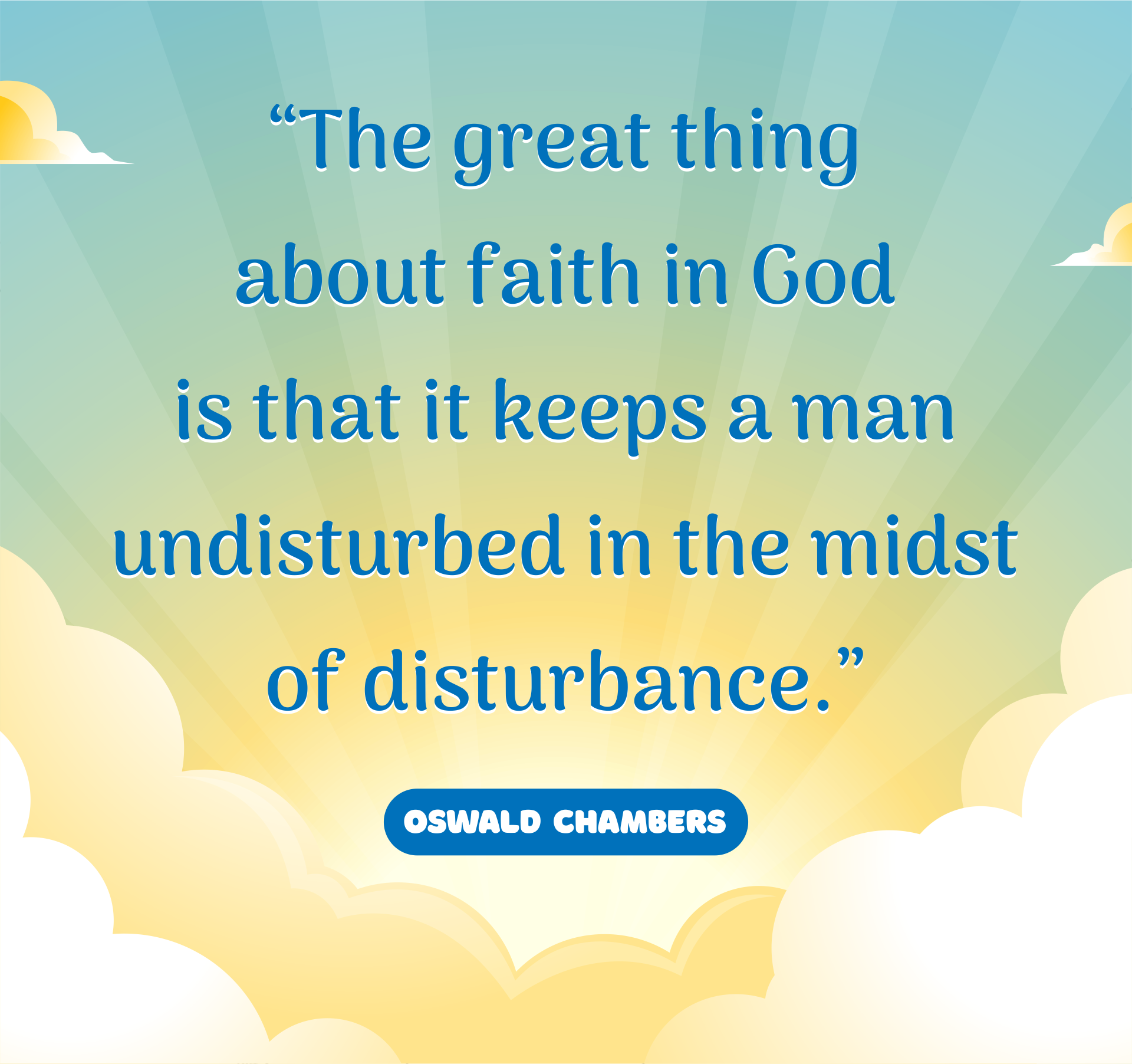 Oswald Chambers Quote On Faith