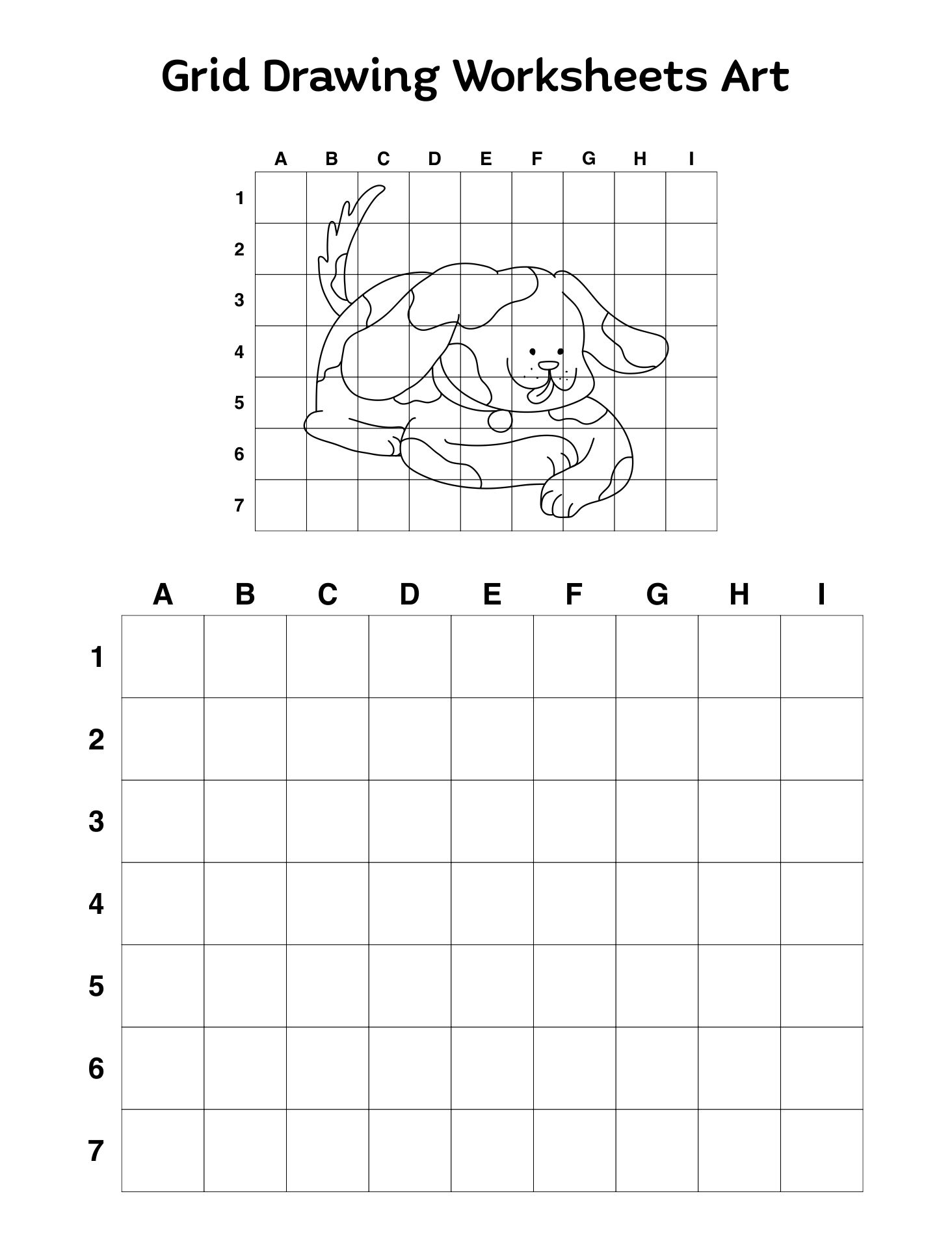 5 Best Printable Grid Worksheets PDF For Free At Printablee