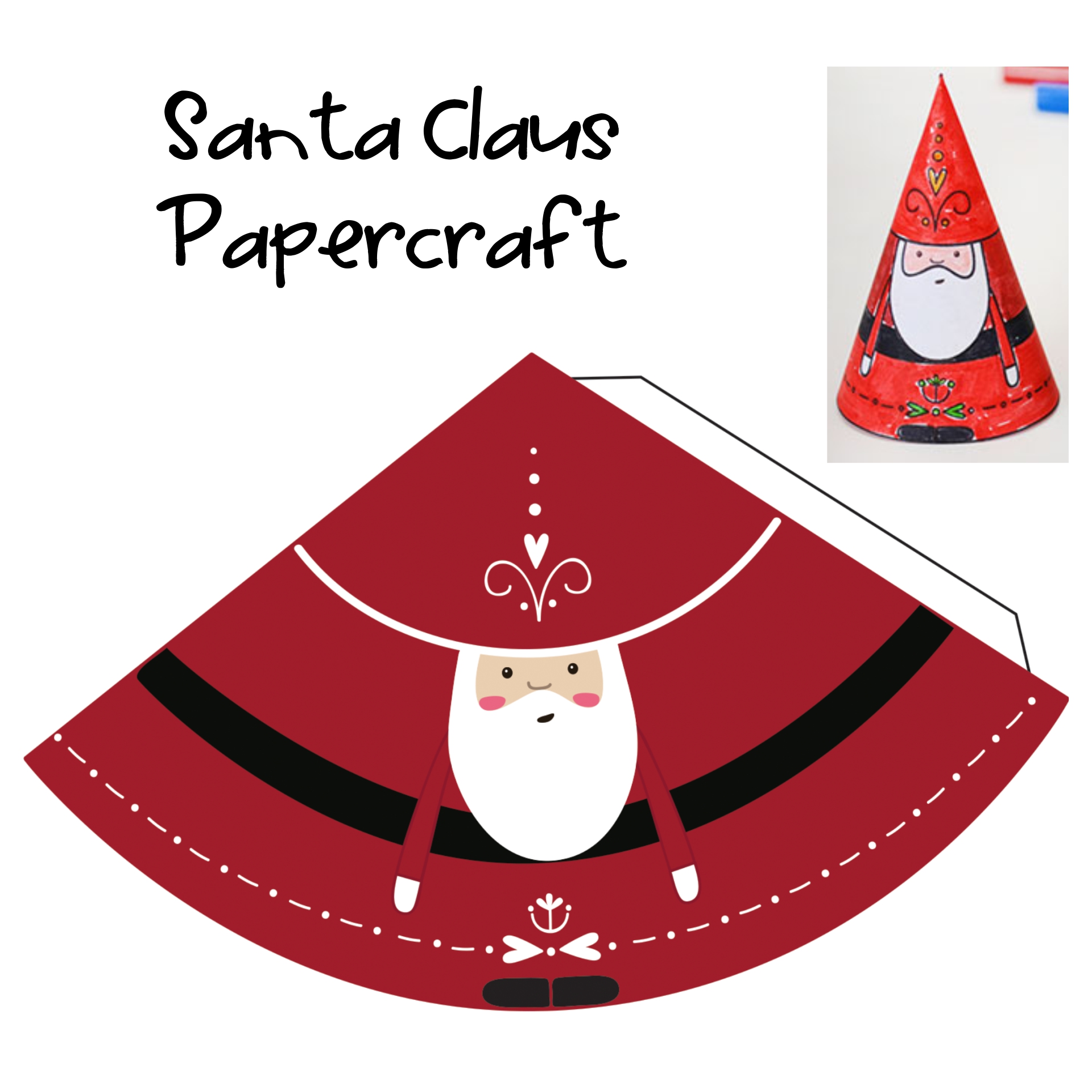 Printable Santa Claus Papercraft