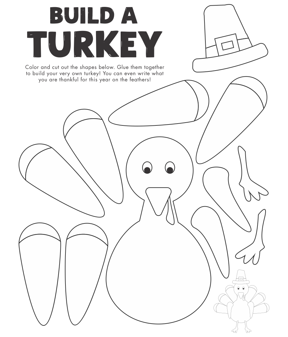 Free Printable Thanksgiving Crafts For Elementary Students