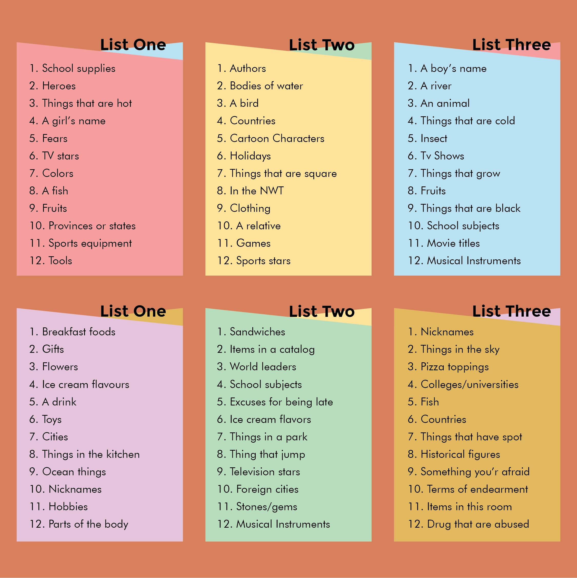 5 Best Images Of Scattergories Lists 1 12 Printable Printable Modafinil24