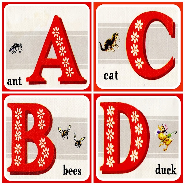 Vintage Alphabet Letters Printable