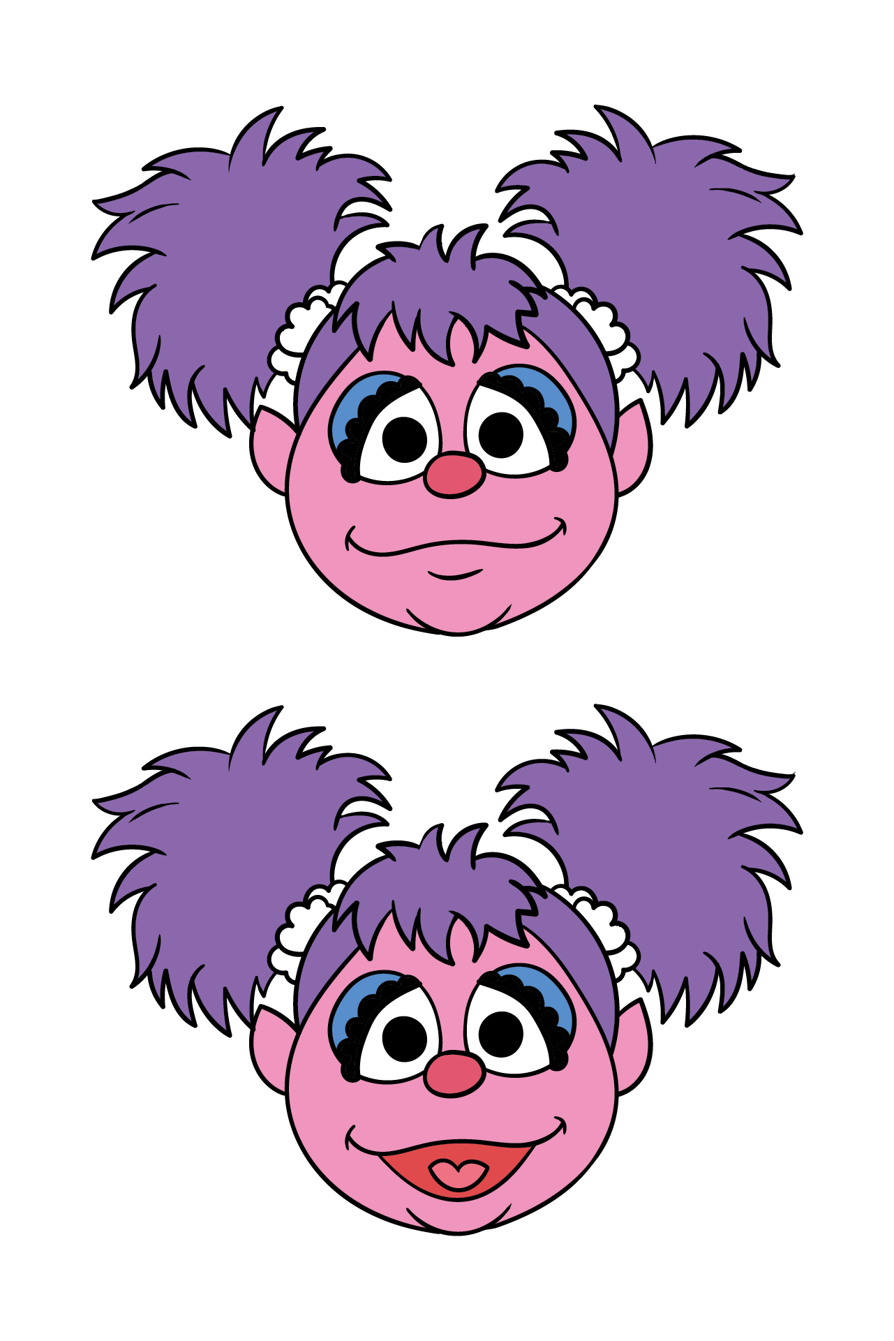 10 best sesame street face templates printable printablee com