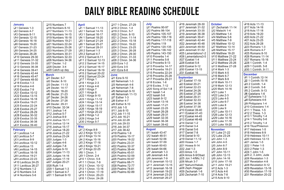Bible Reading Guide 10 Free PDF Printables Printablee
