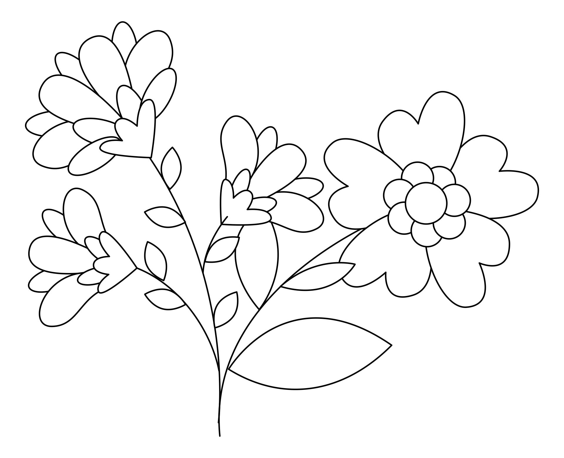 Printable Embroidery Flower Patterns - Printable Templates