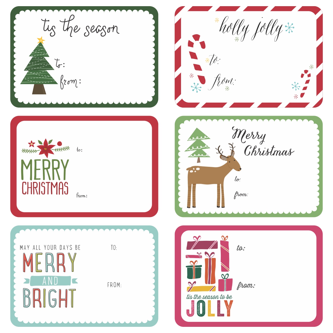 Fun Christmas Gift Tag Printables