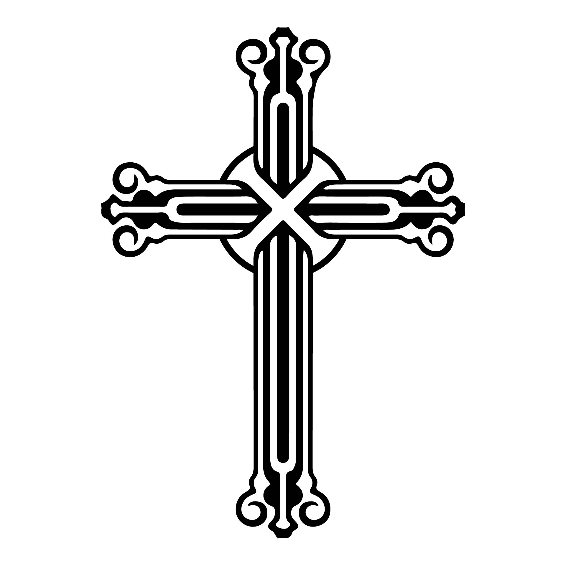 Large Cross Stencil 10 Free PDF Printables Printablee
