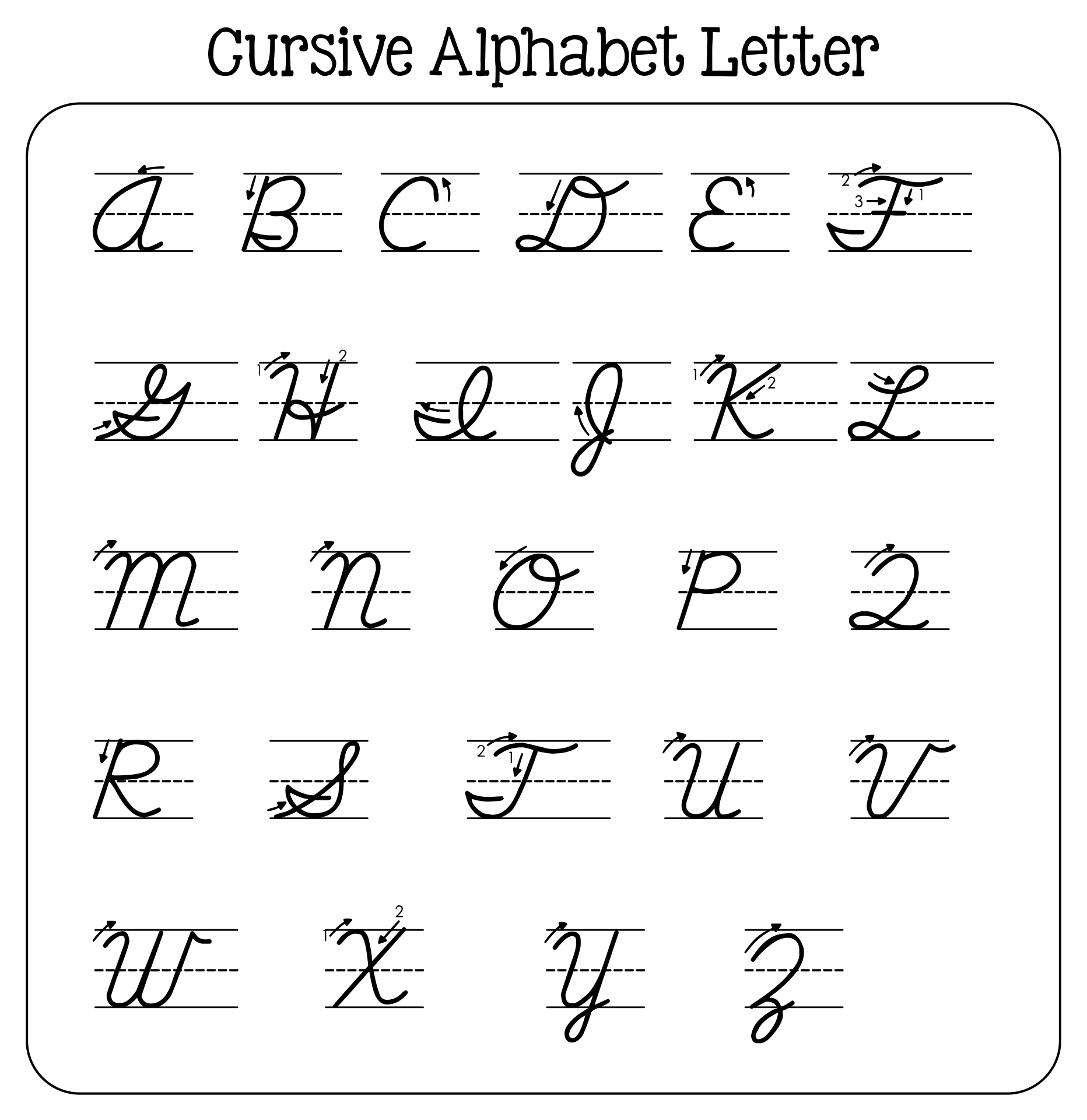 Alphabet Worksheets AZ - 10 Free PDF Printables | Printablee