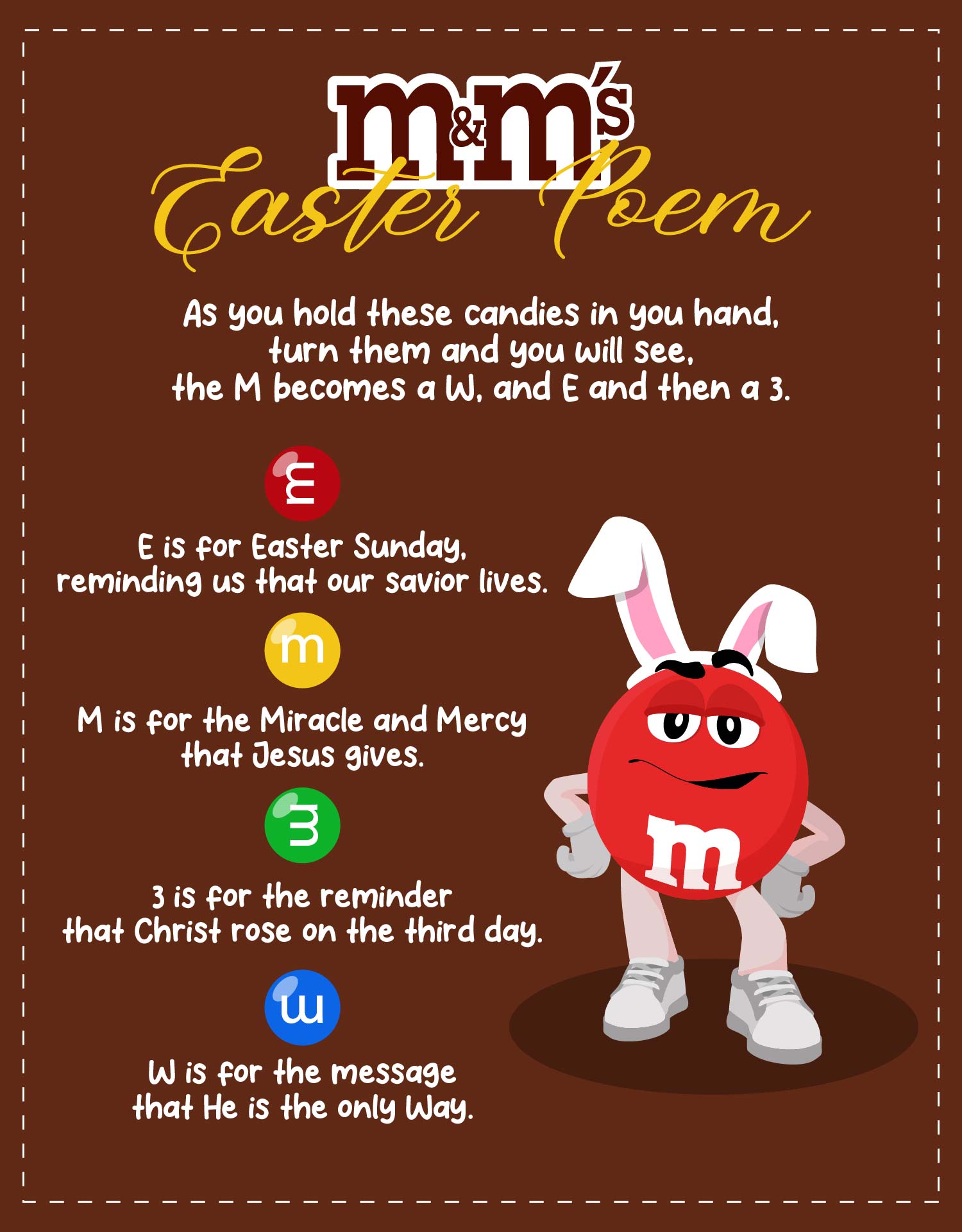 7 Best Mm Easter Poem Printable