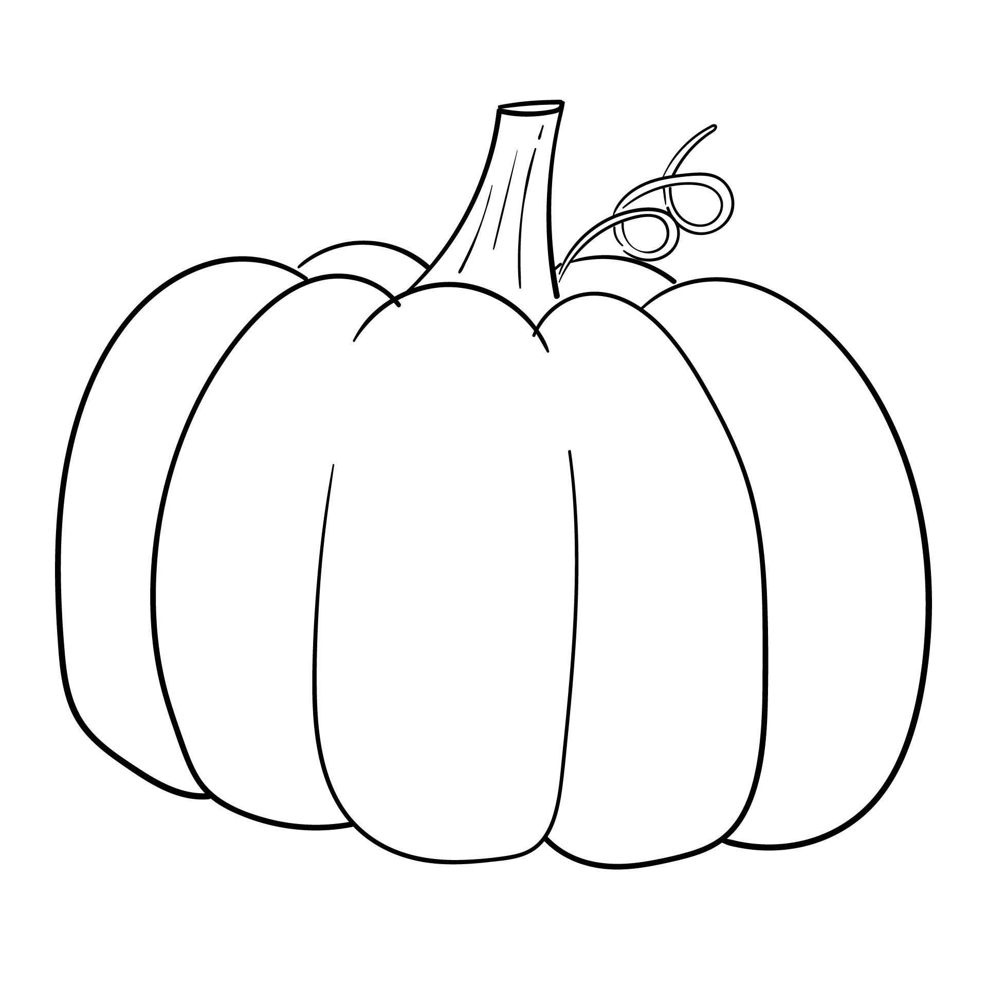 Halloween Pumpkin Coloring Template - 15 Free PDF Printables | Printablee