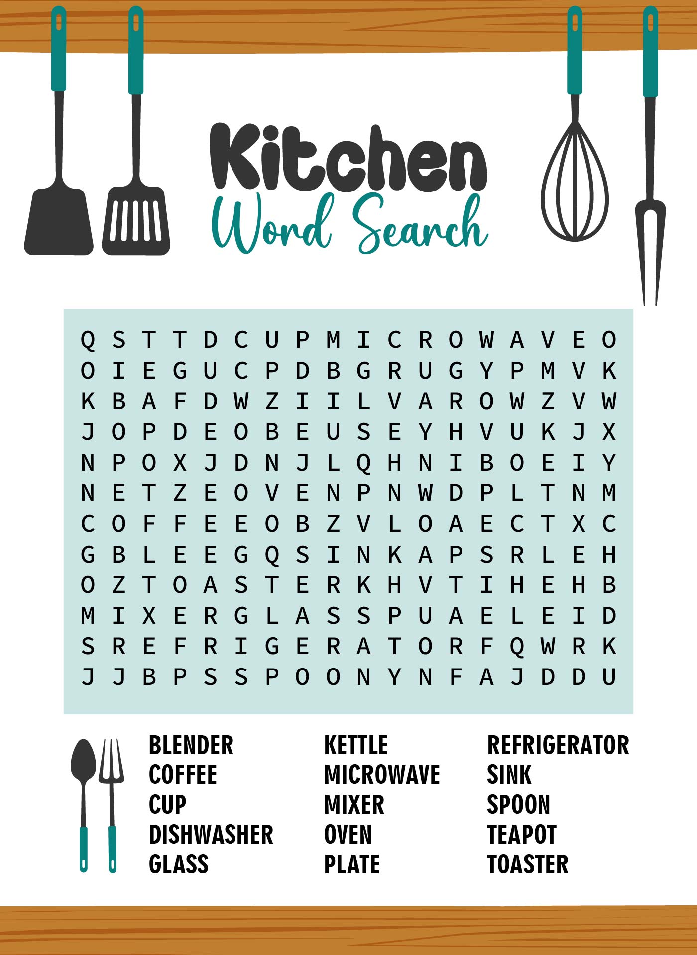 Printable Word Searches Games
