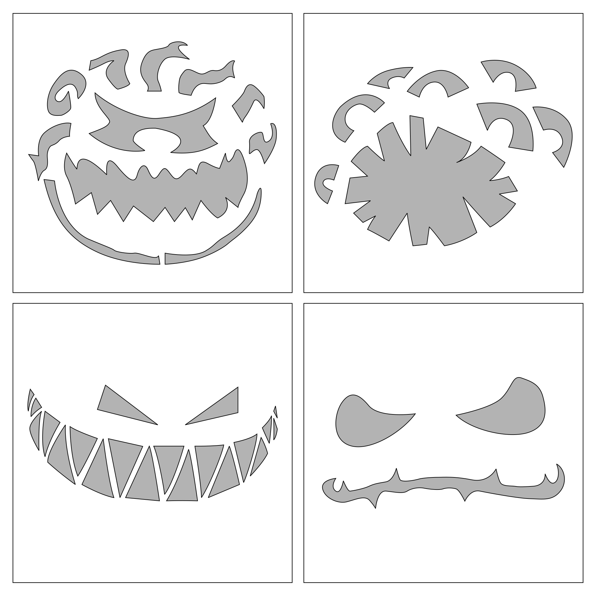 Halloween Pumpkin Templates Printable