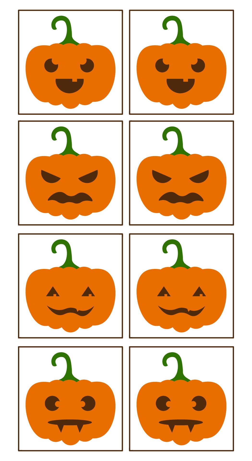 Preschool Printable Pumpkin Puzzle