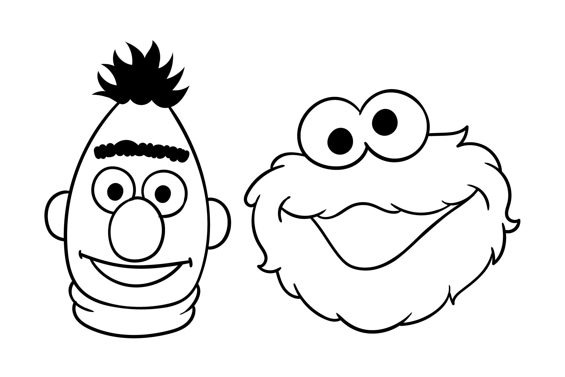 10 best sesame street face templates printable printablee com