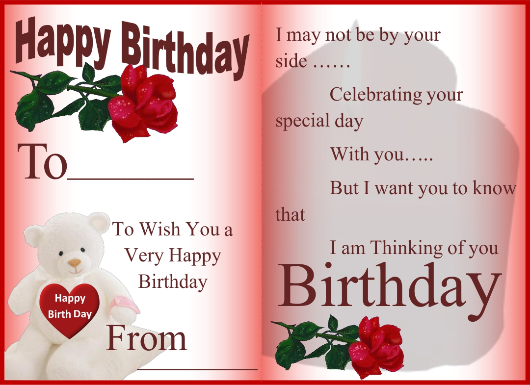 Romantic Birthday Greeting Cards