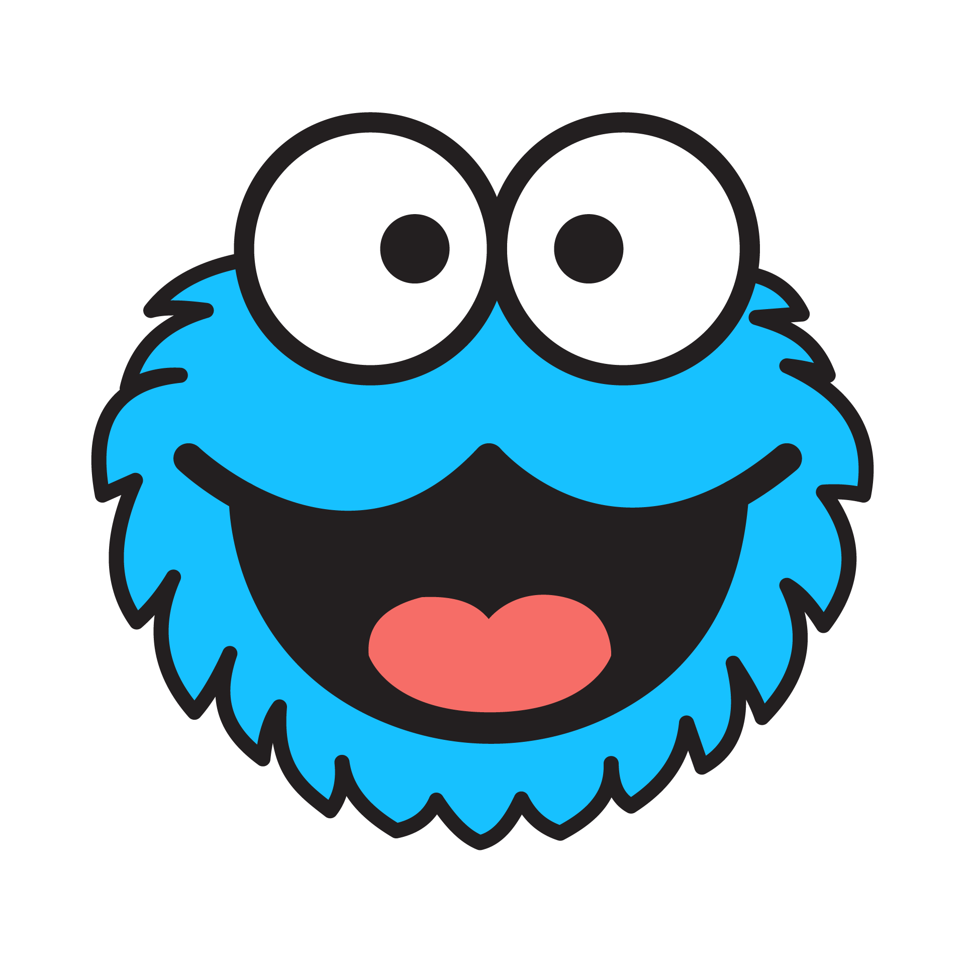 Sesame Street Face Templates Printable