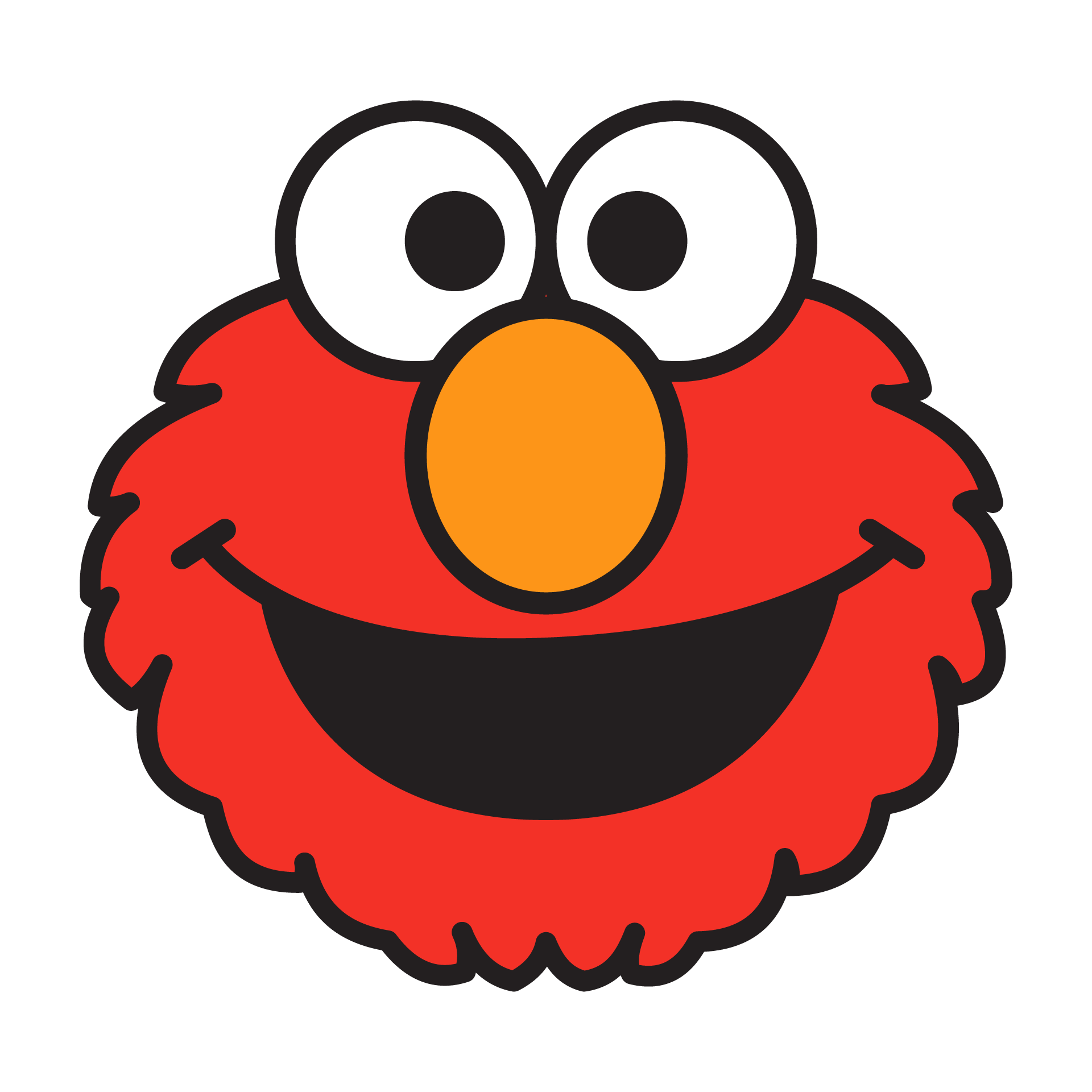 10 best sesame street face templates printable printablee com