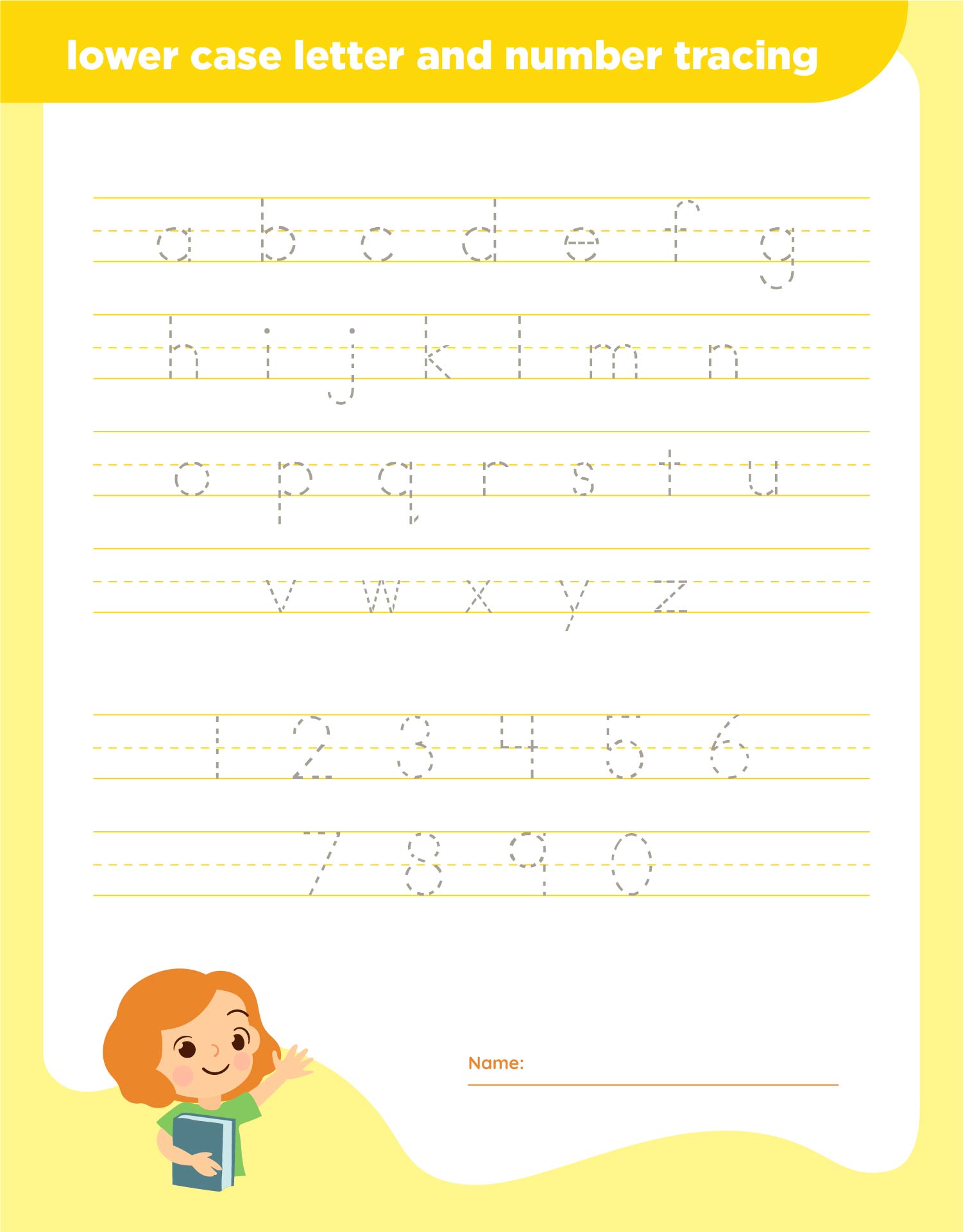  Printable ABC and 123 Tracing Worksheets