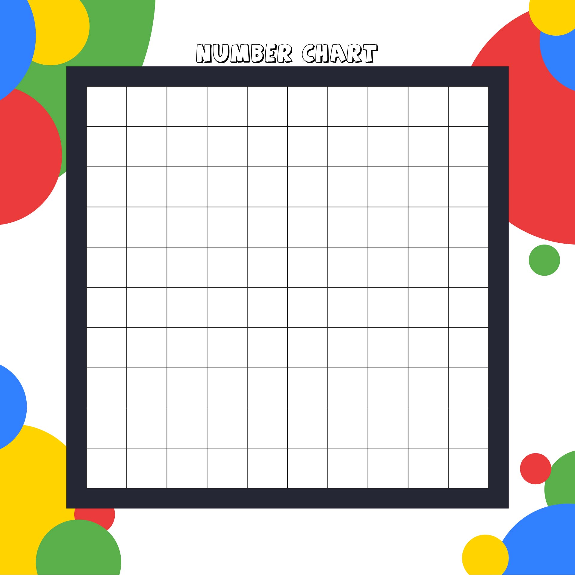 Blank 100 Square Grid Paper