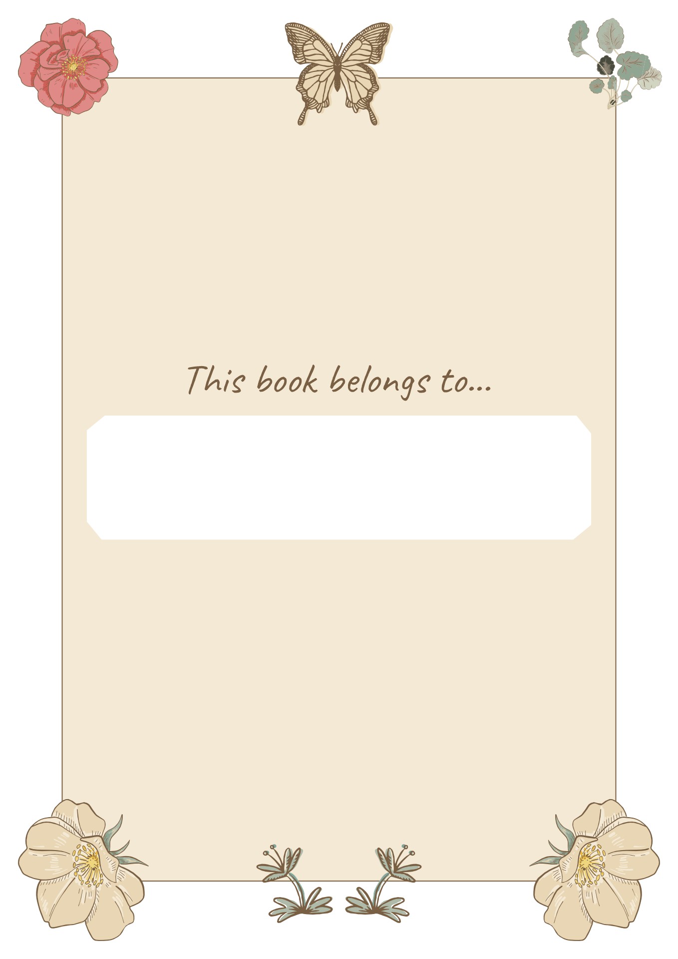 10 Best Free Printable Bookplate Templates Printablee Com Vrogue