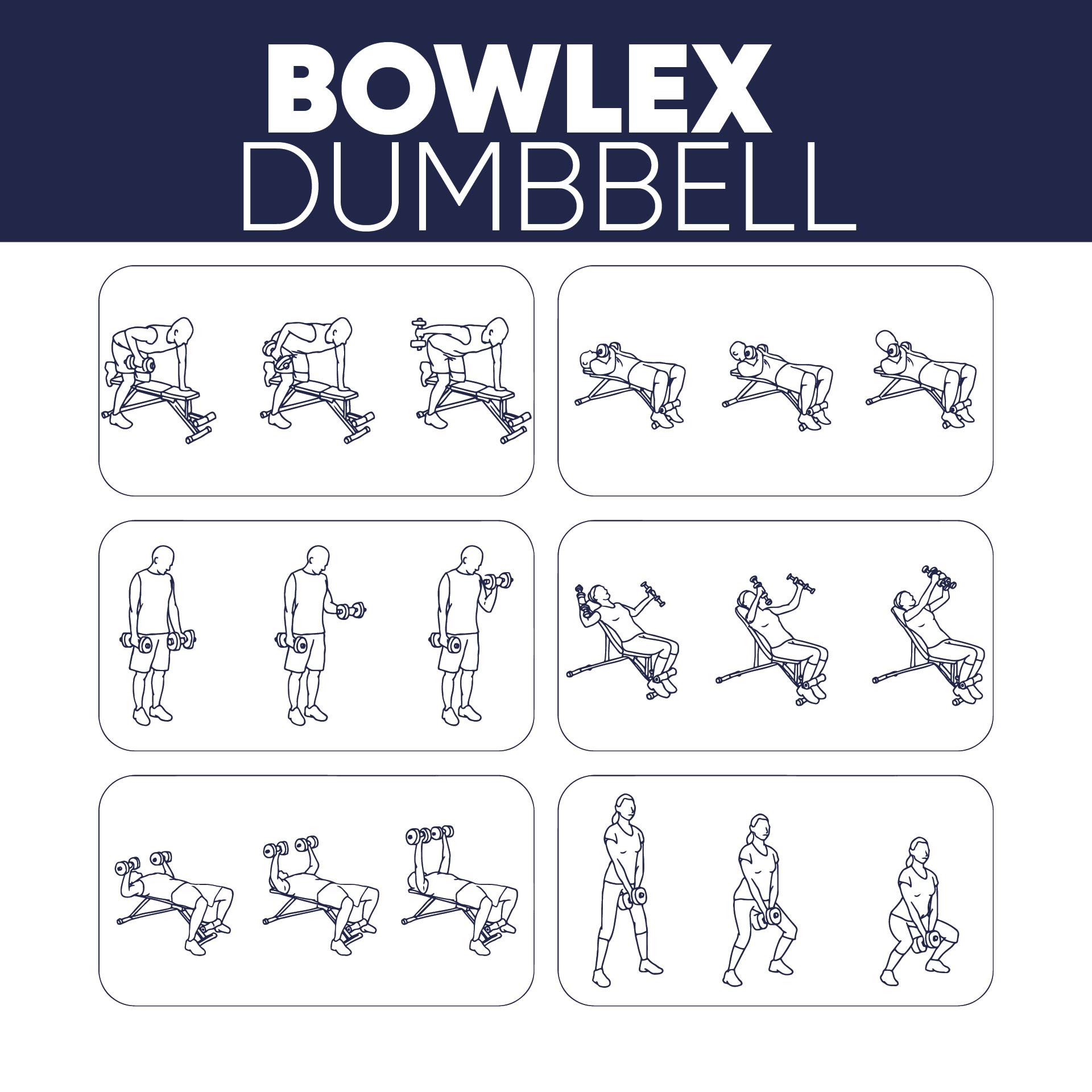 Dumbbell Exercises Chart Printable