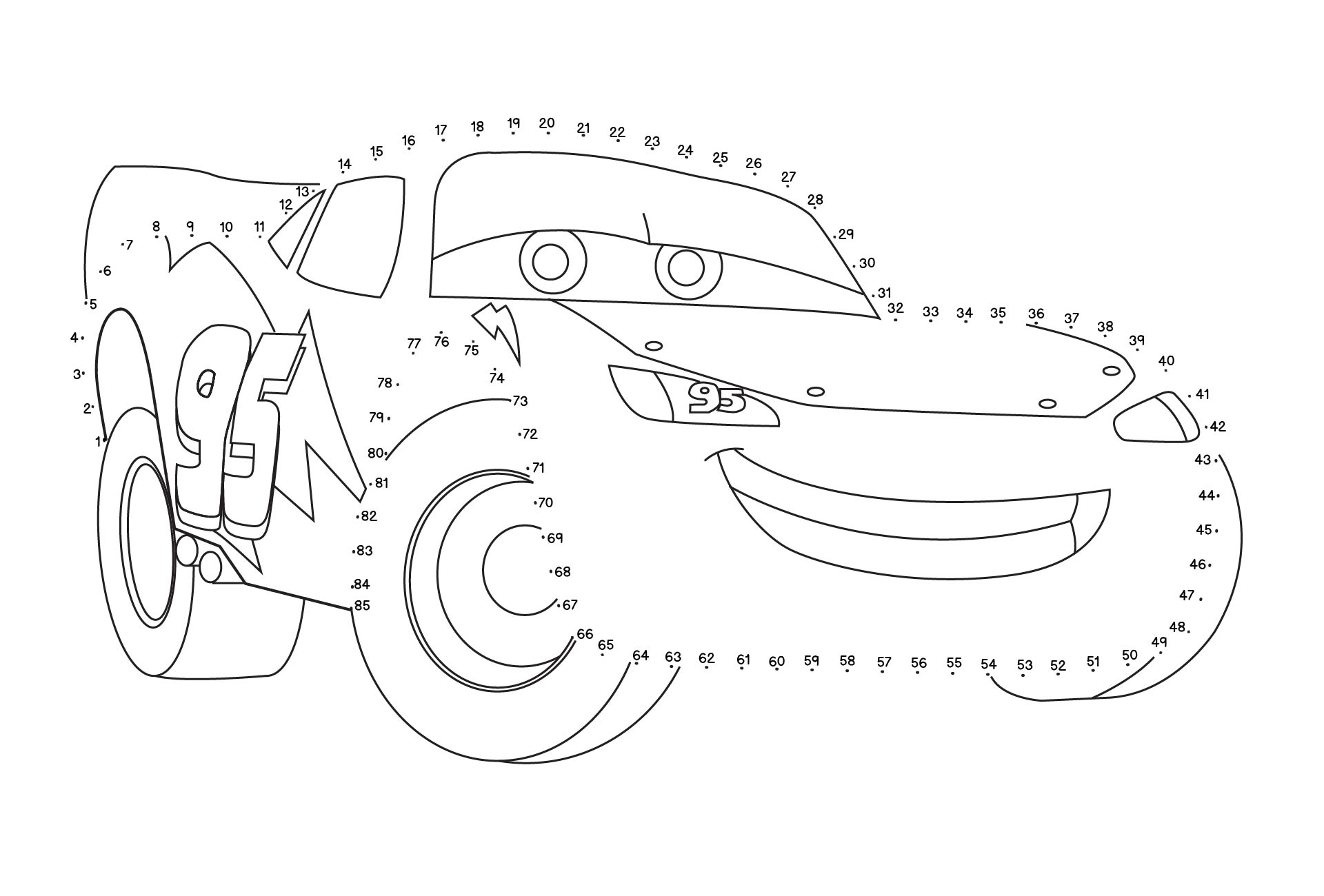 10 Best Disney Dot To Dot Printables Printablee Com