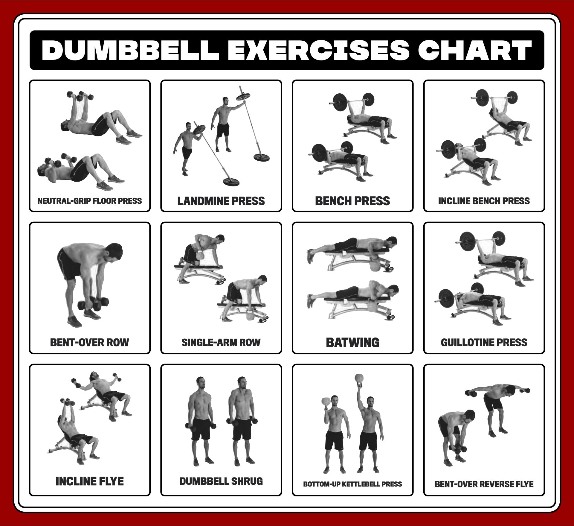 Home Gym Exercises Chart Pdf Infoupdate