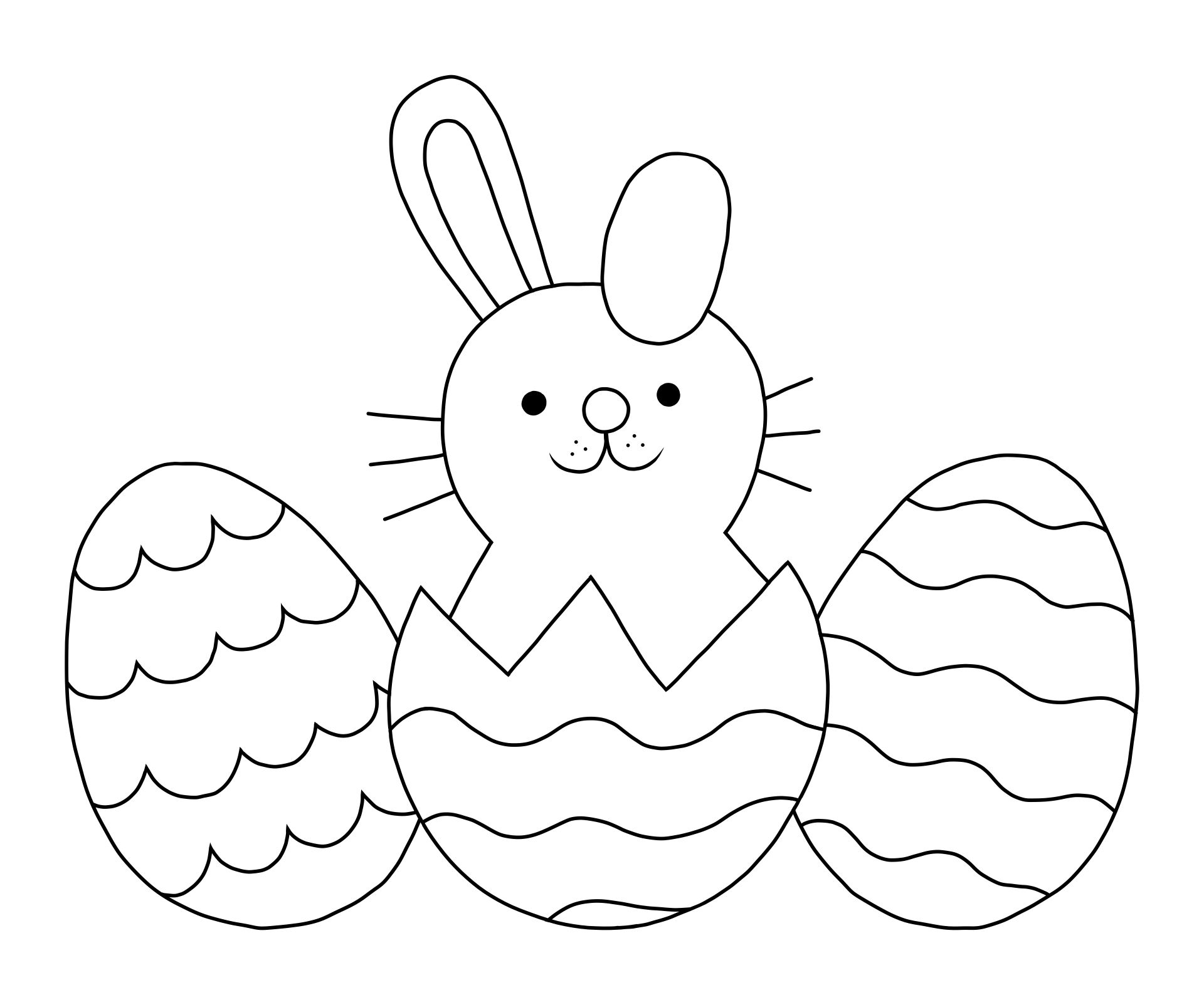 10 Best Happy Easter Coloring Pages Printable Free PDF For Free At 