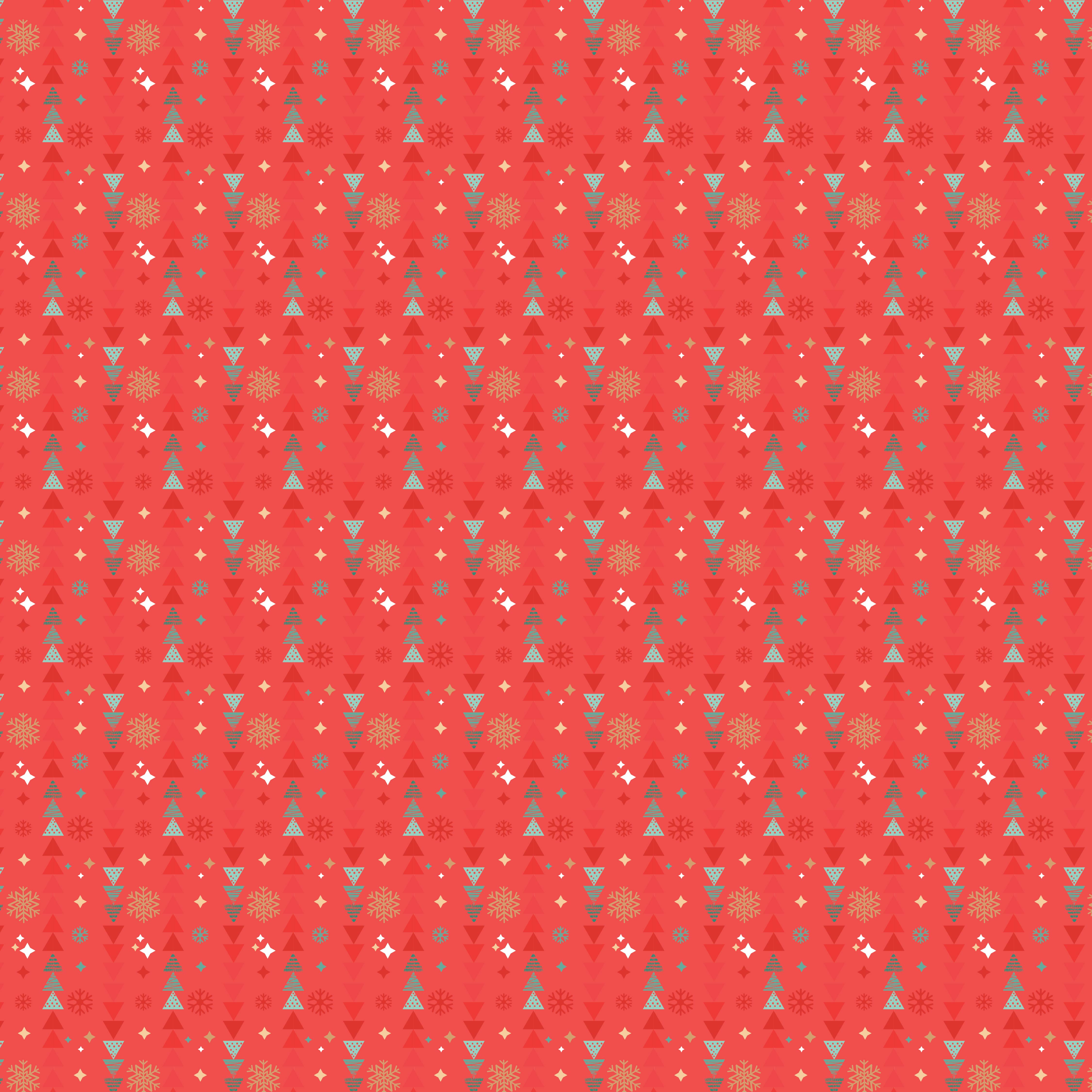  Christmas Digital Paper Printable