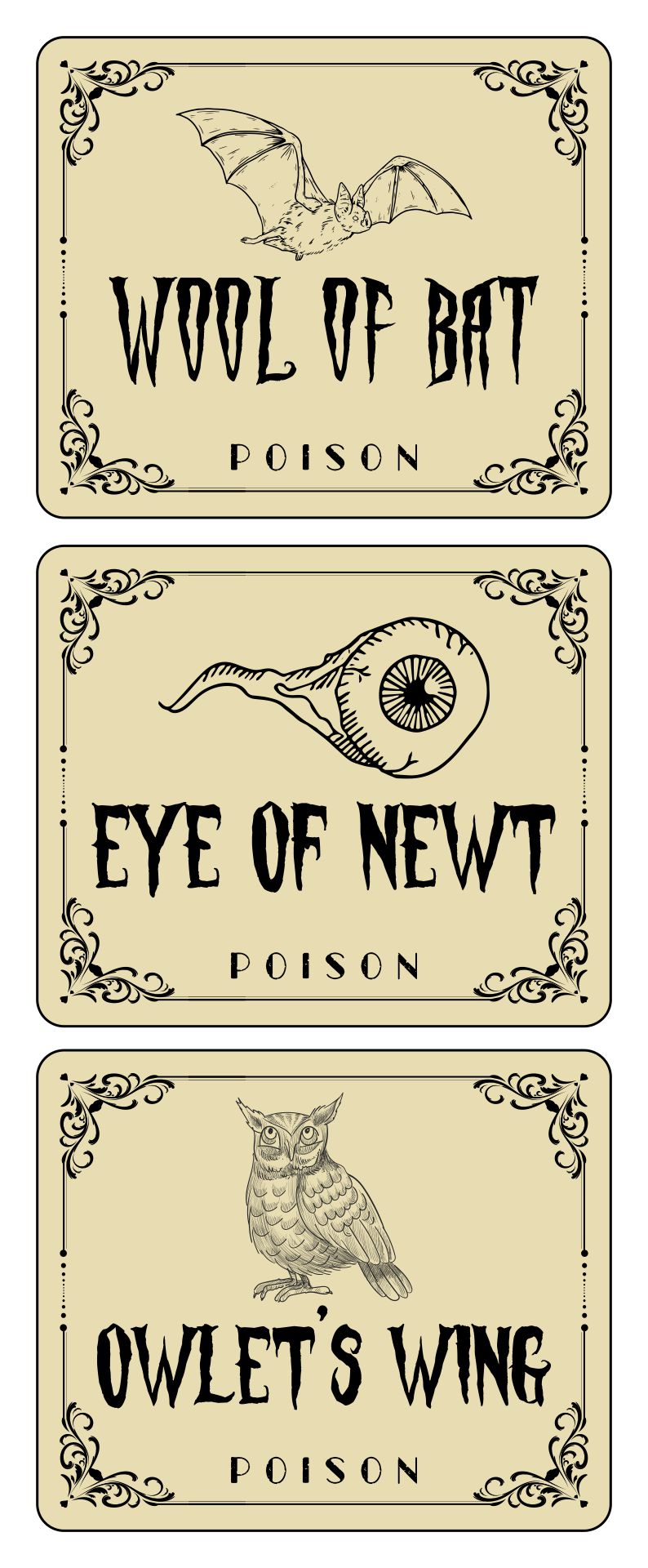 Halloween Soda Label - 15 Free PDF Printables | Printablee