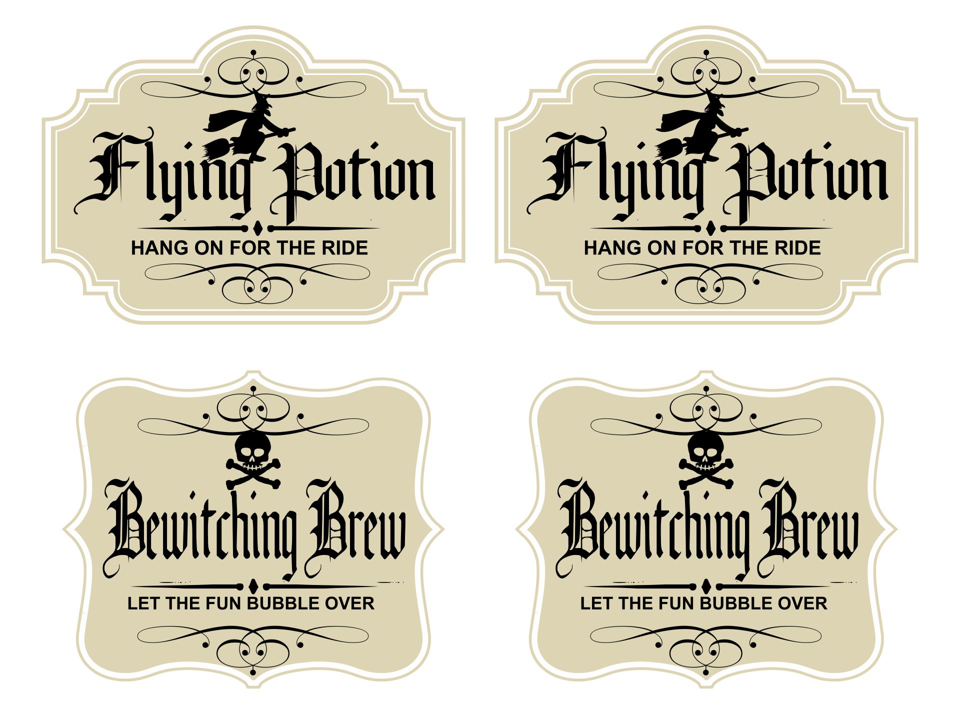 Halloween Soda Label - 15 Free PDF Printables | Printablee