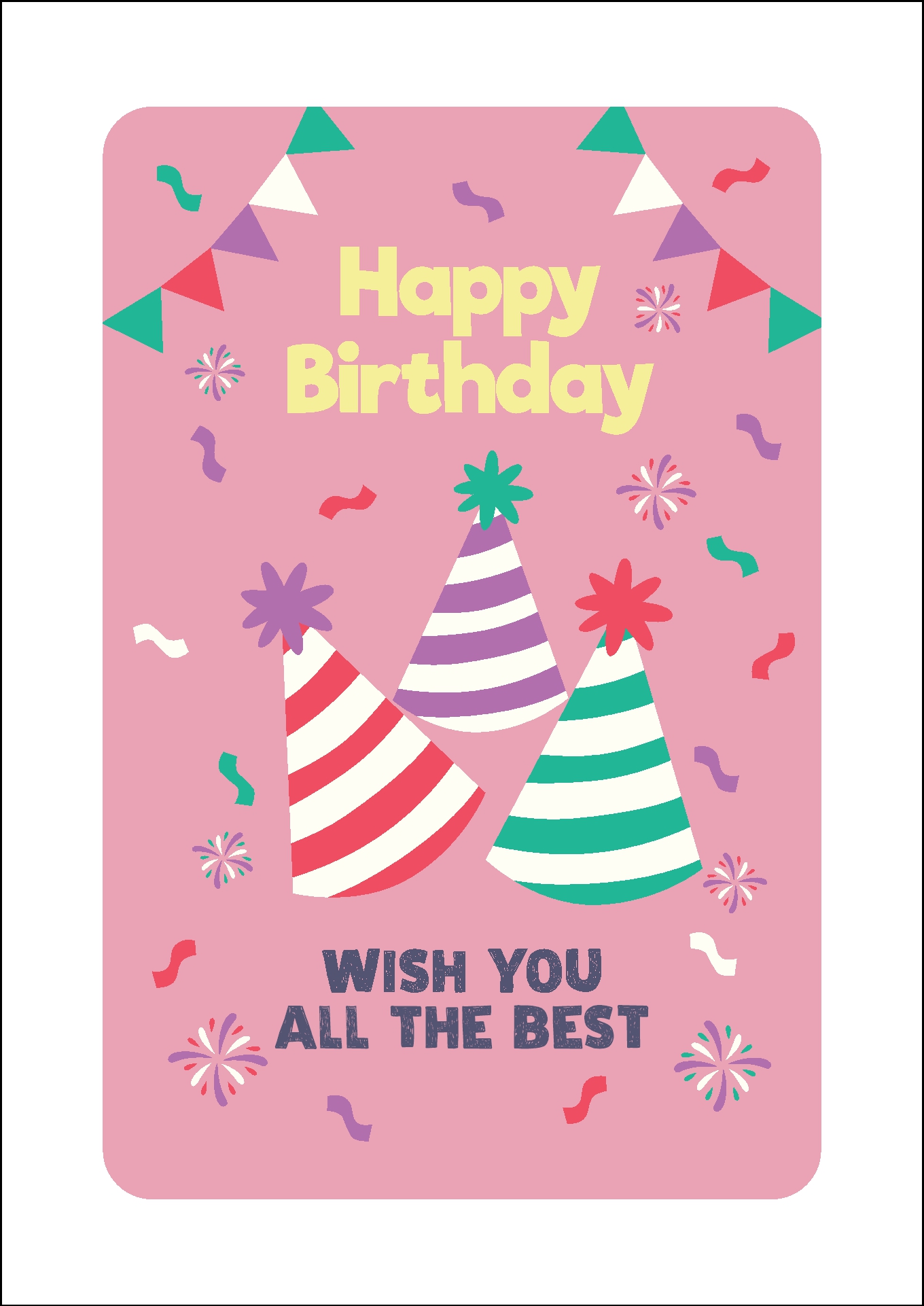 10 Best Printable Birthday Cards To Color PDF for Free at Printablee