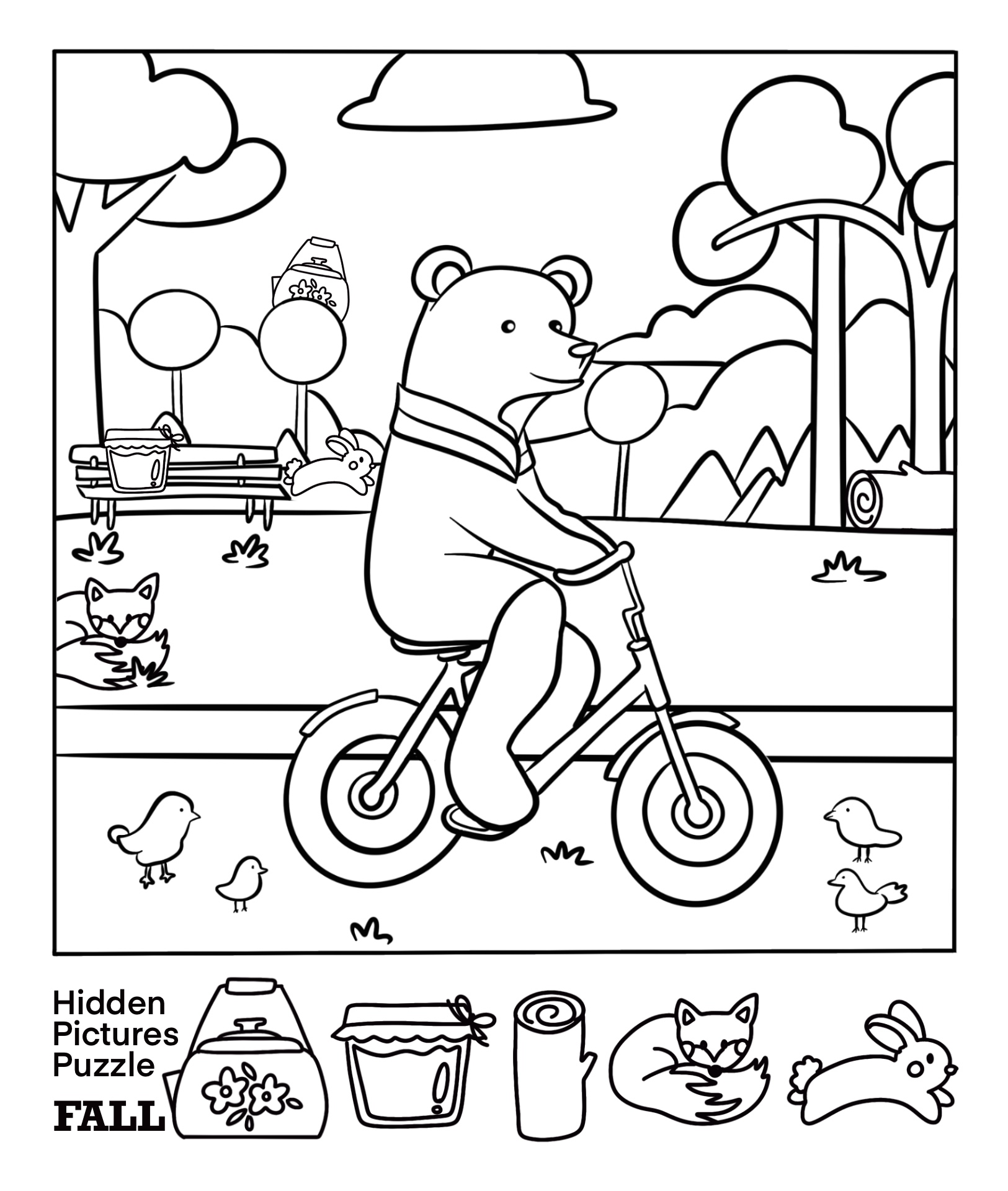 Printable Hidden Pictures for Kids